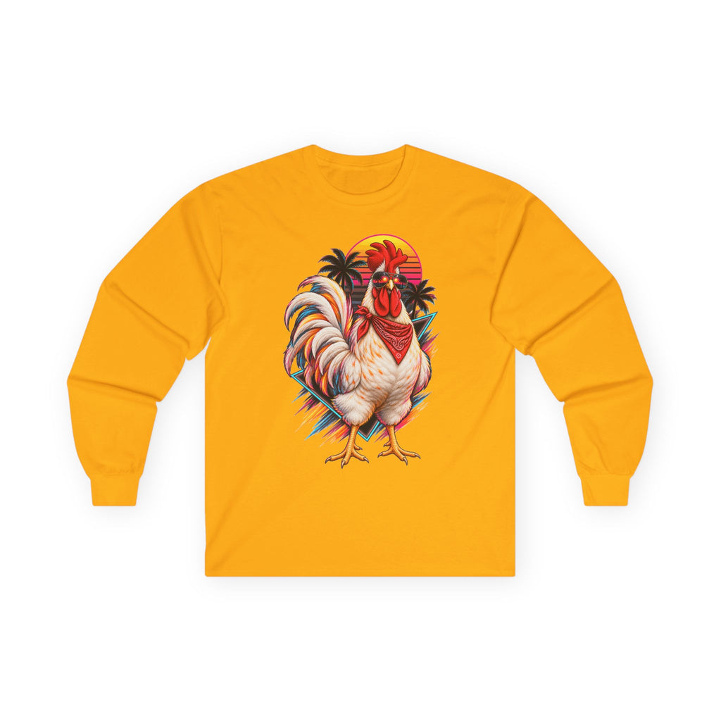 Rooster Sunset Long Sleeve Tee