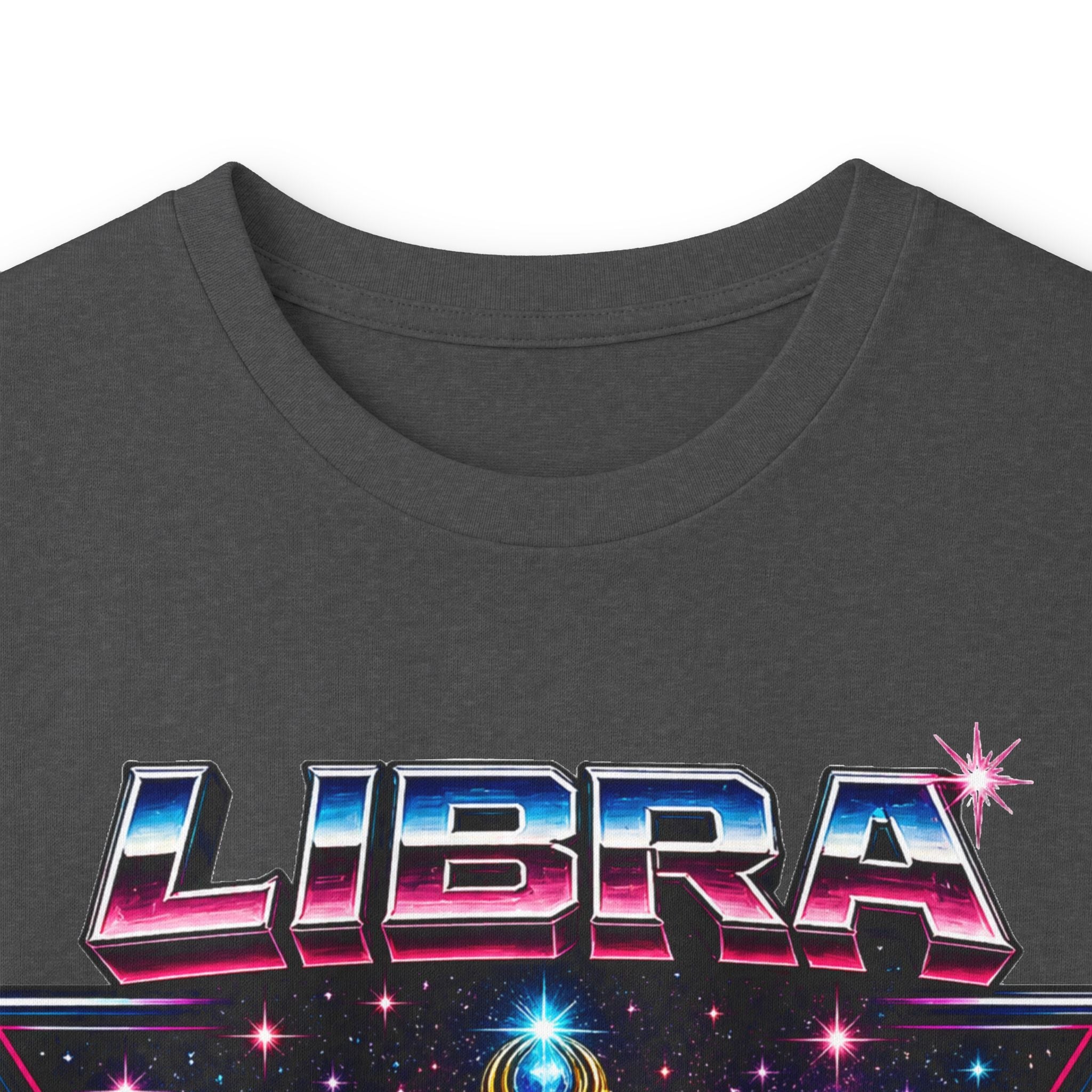 Libra Zodiac Scales Long Sleeve Tee — Retro Cosmic Astrology Shirt