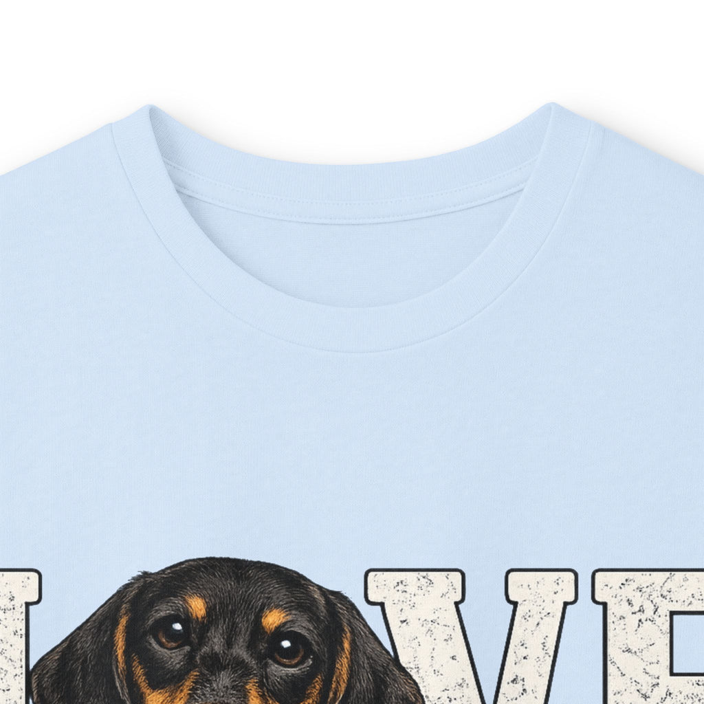 Love Dachshund Long Sleeve Tee - Cute Dog Lover Shirt