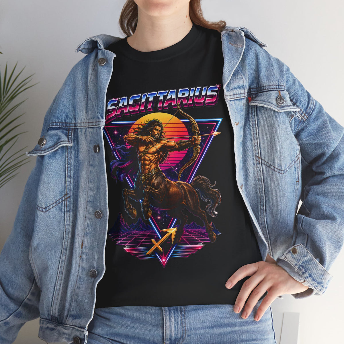 Sagittarius Retro Centaur Astrology Tee