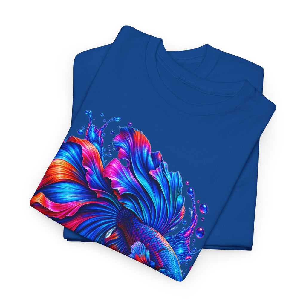 Betta Fish Art Tee — Vibrant Colorful Aquarium Fish Graphic T-Shirt