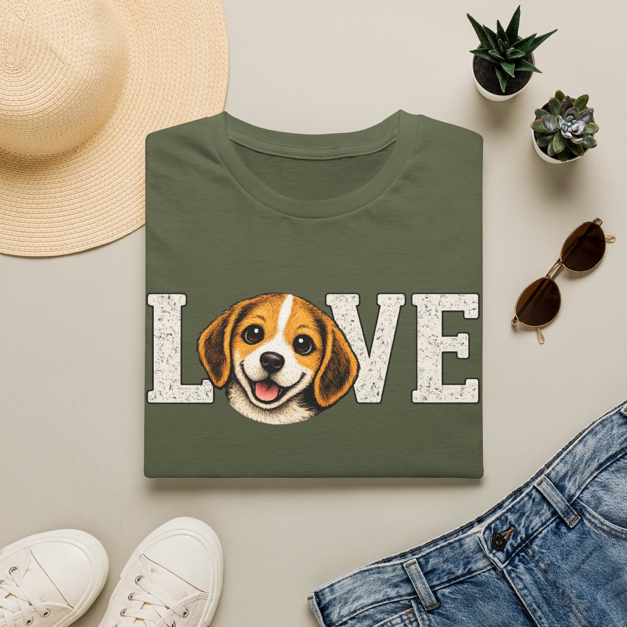Love Beagle T-Shirt — Cute Dog Lover Tee