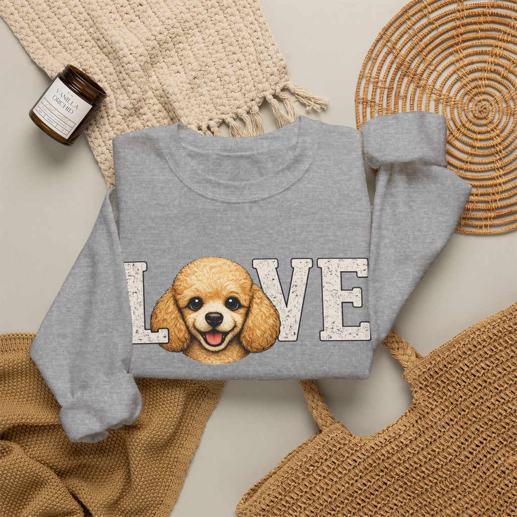 Poodle LOVE - Crewneck Sweatshirt