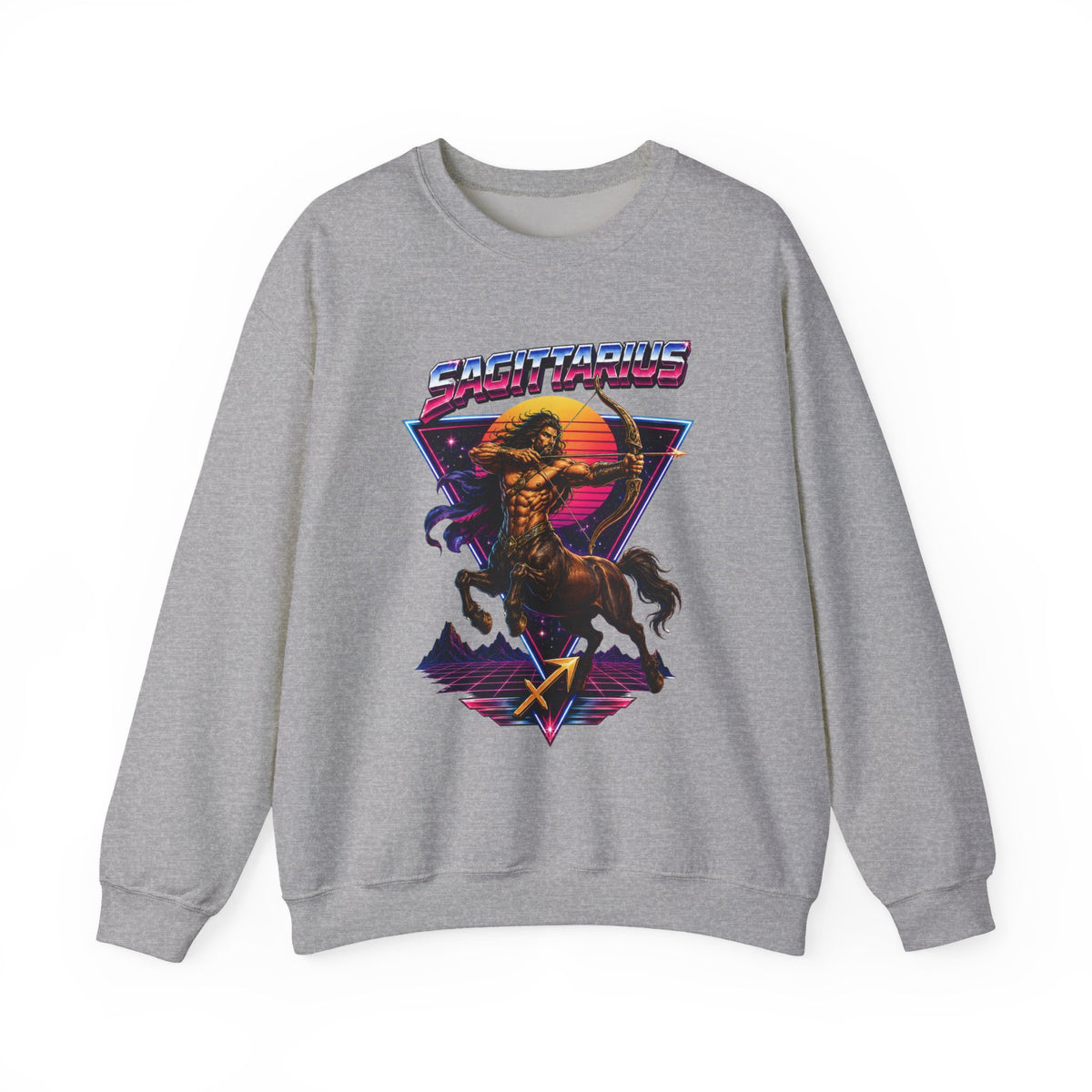 Centaurious Retro Metal Crewneck Sweatshirt