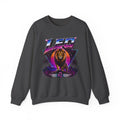 Leo Zodiac Crewneck Sweatshirt — Retro Neon Lion Astrology Design
