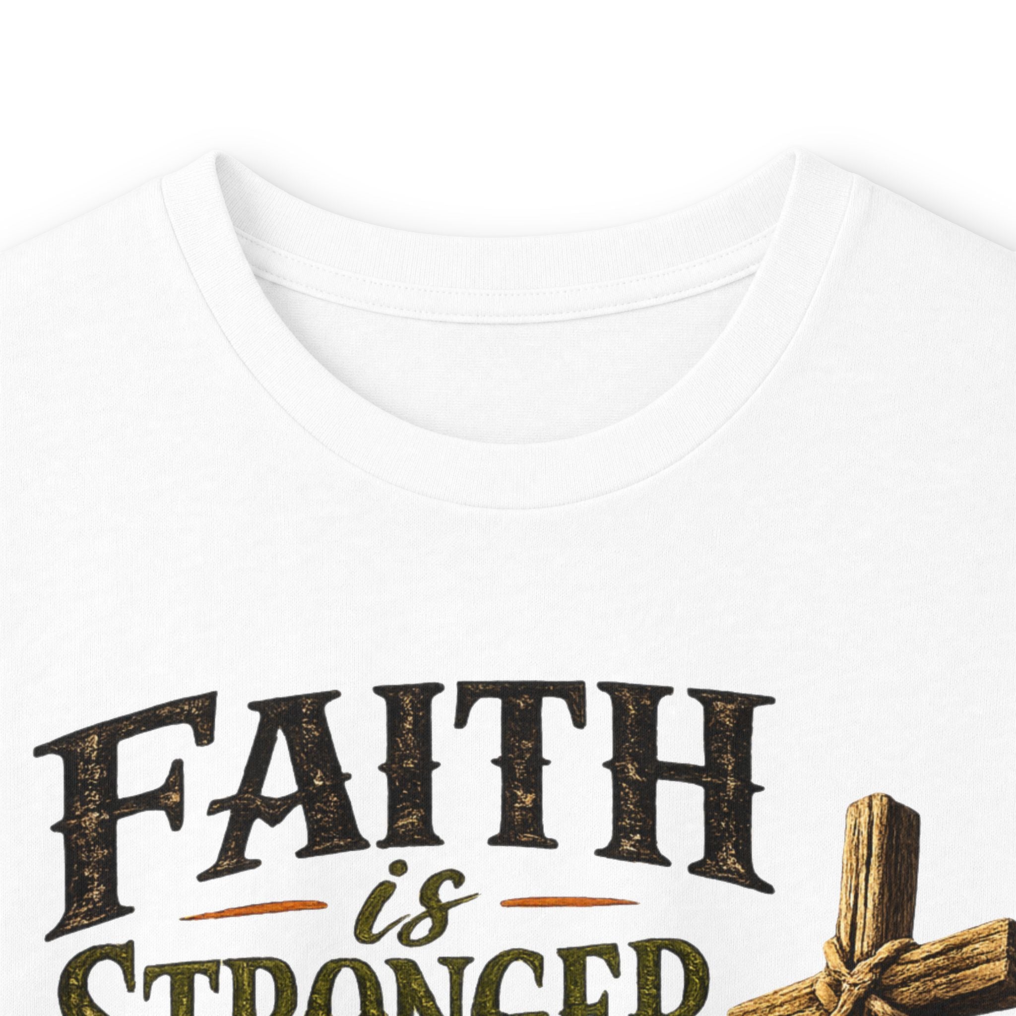 Faith Is Stronger Than Fear Long Sleeve Tee