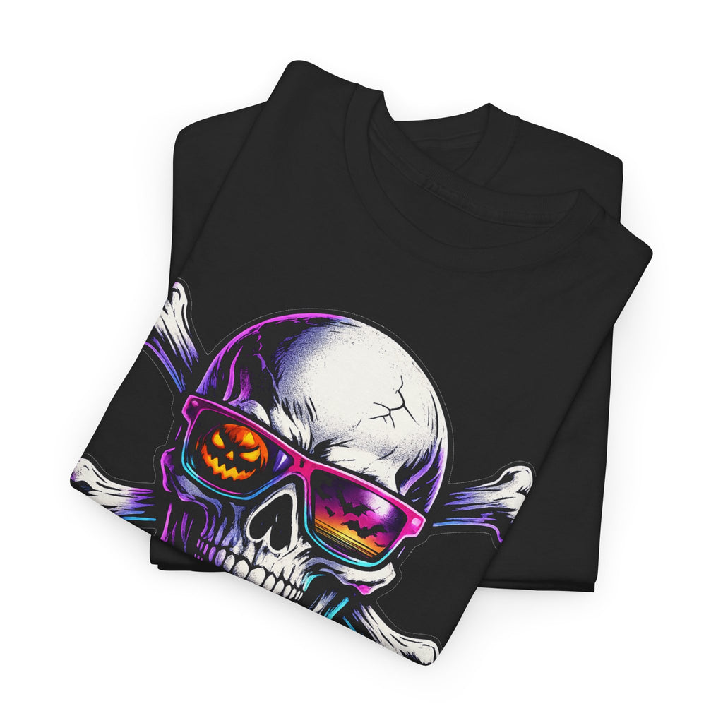Neon Skull & Crossbones Graphic Tee