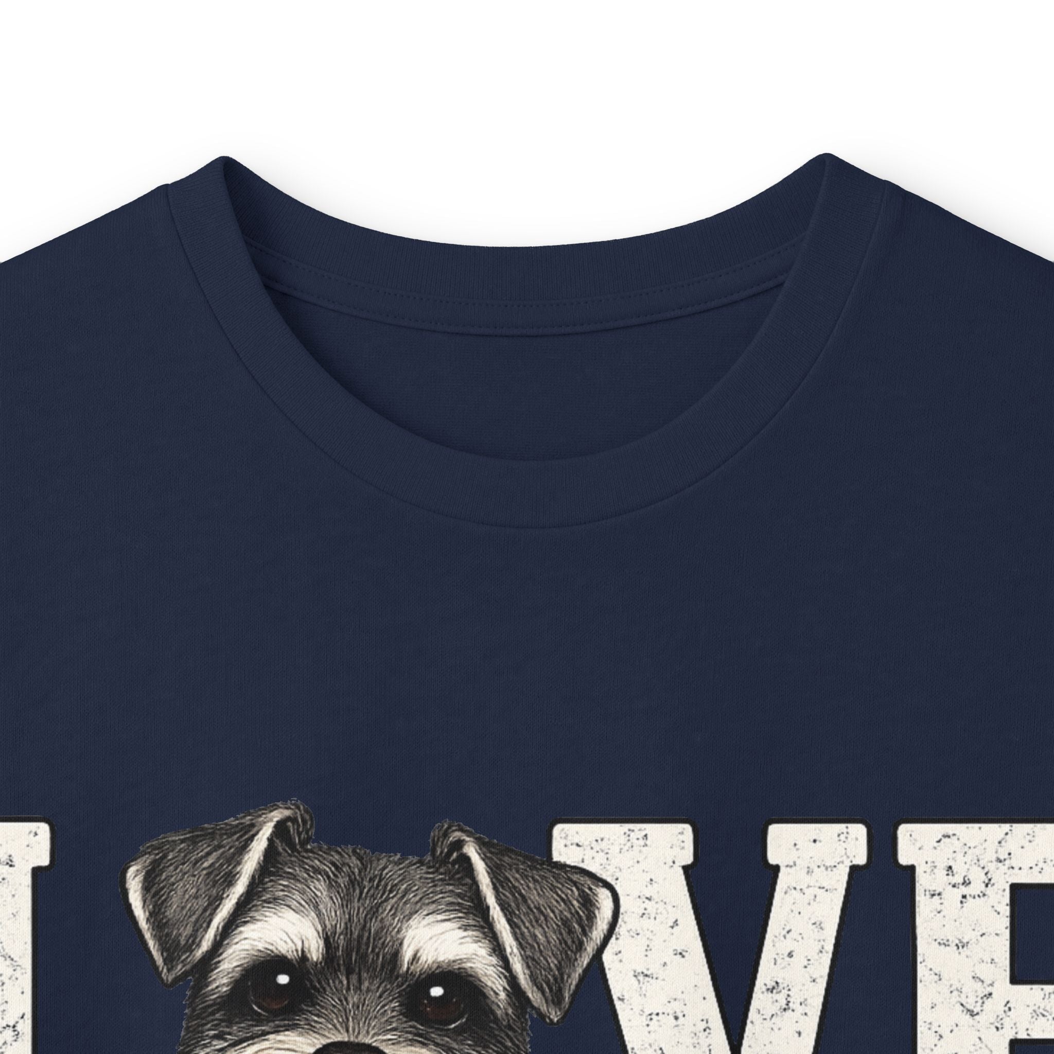 Schnauzer 'LOVE' Long Sleeve Tee – Dog Lover Shirt