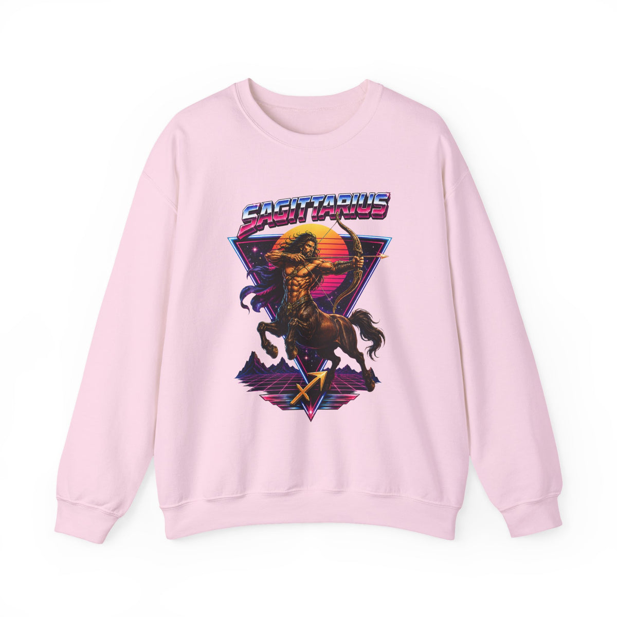 Centaurious Retro Metal Crewneck Sweatshirt