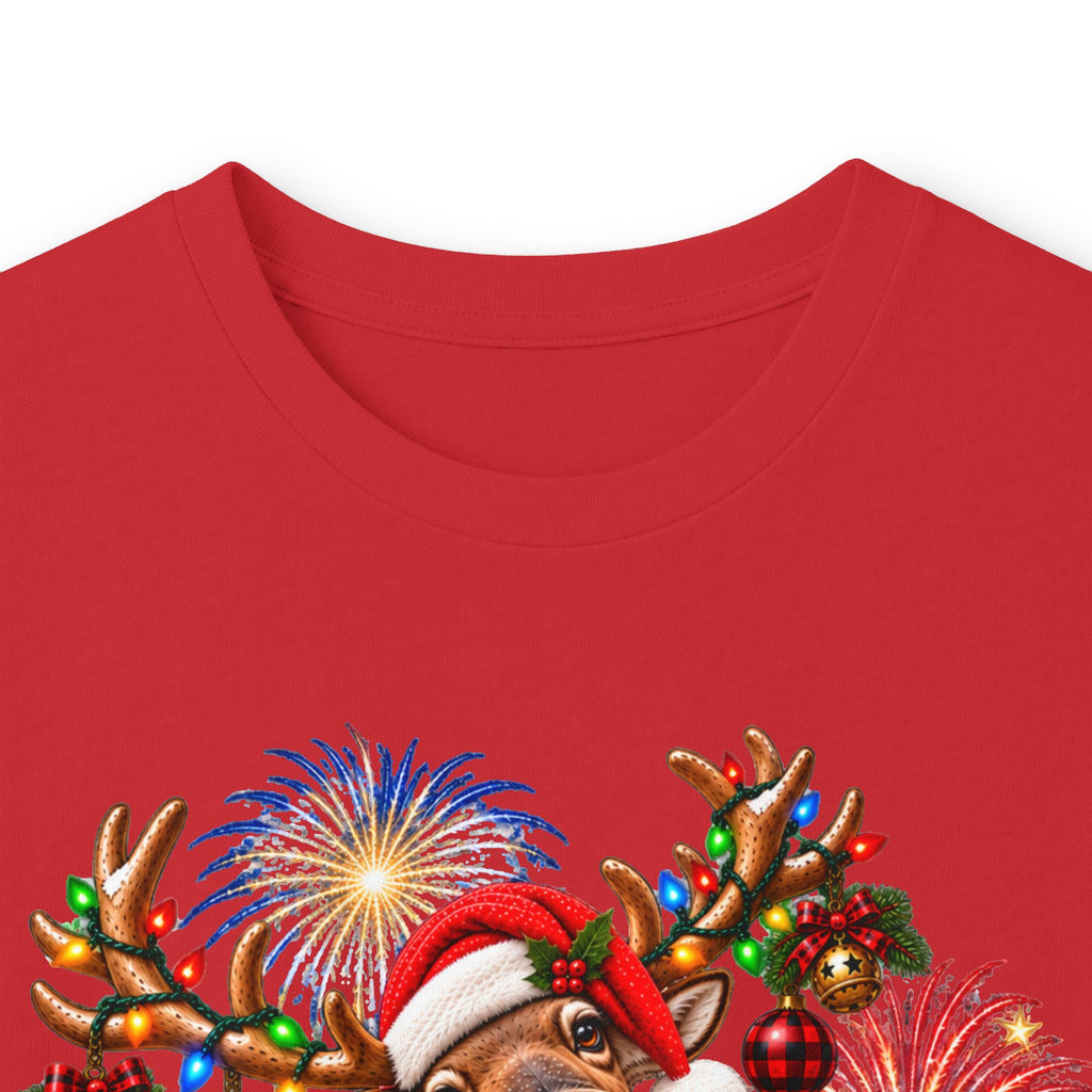 Four Holidays One Shirt  , Halloween , Thanksgiving, Christmas and New Year's Shirt