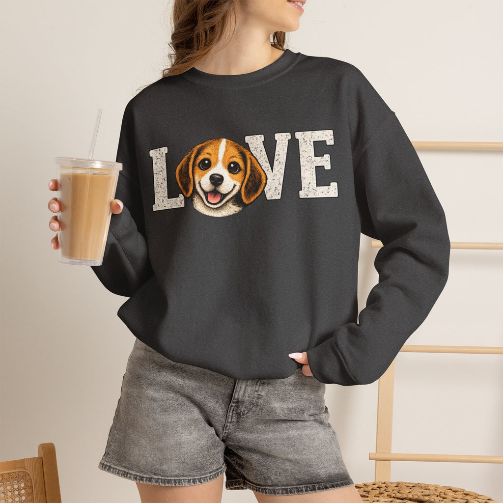 Beagle Love Sweatshirt — Cute Dog Lover Crewneck