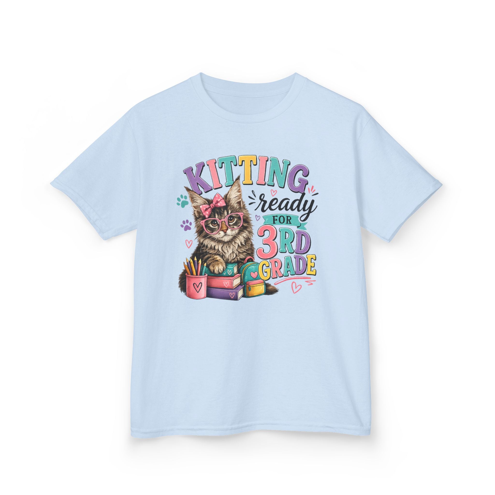 DIANE– “Kitting Ready for 3rd Grade” Cute Cat Back‑to‑School Tee