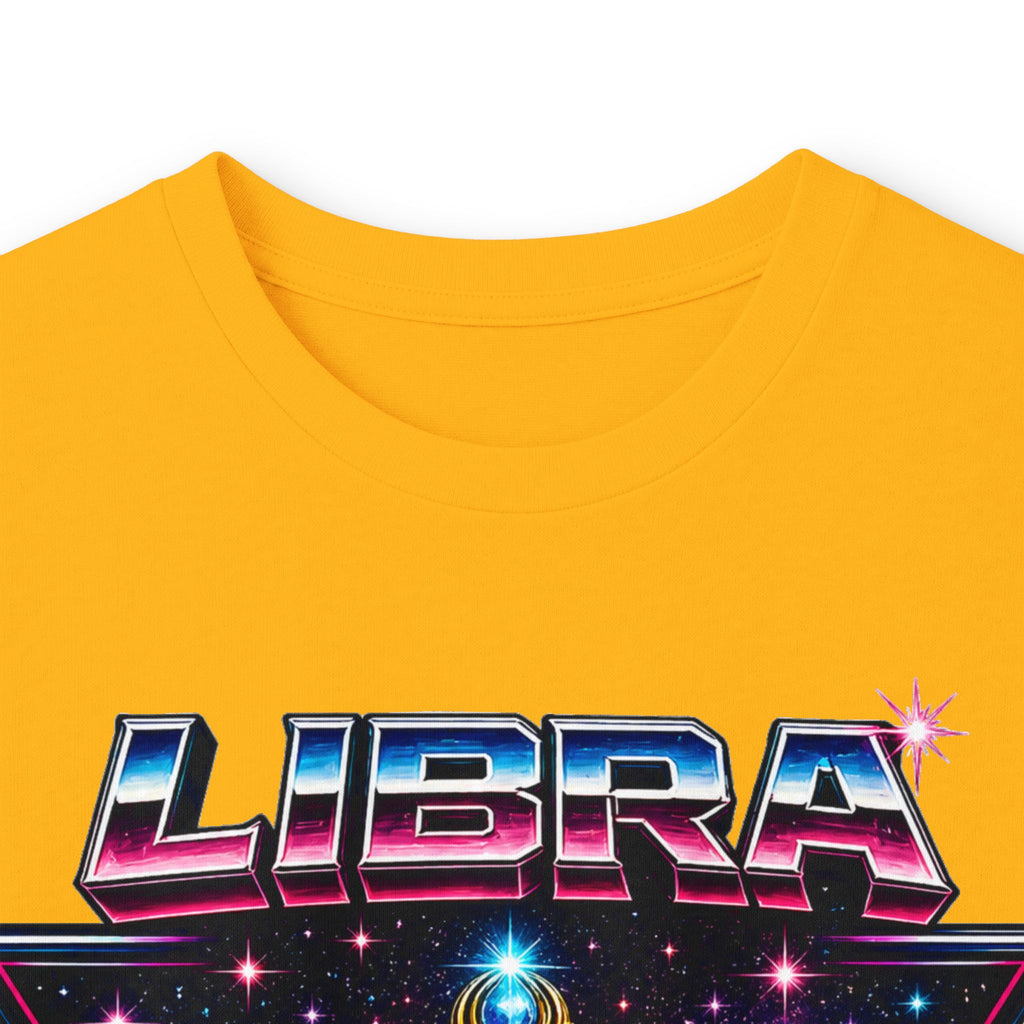 Libra Zodiac Scales Long Sleeve Tee — Retro Cosmic Astrology Shirt