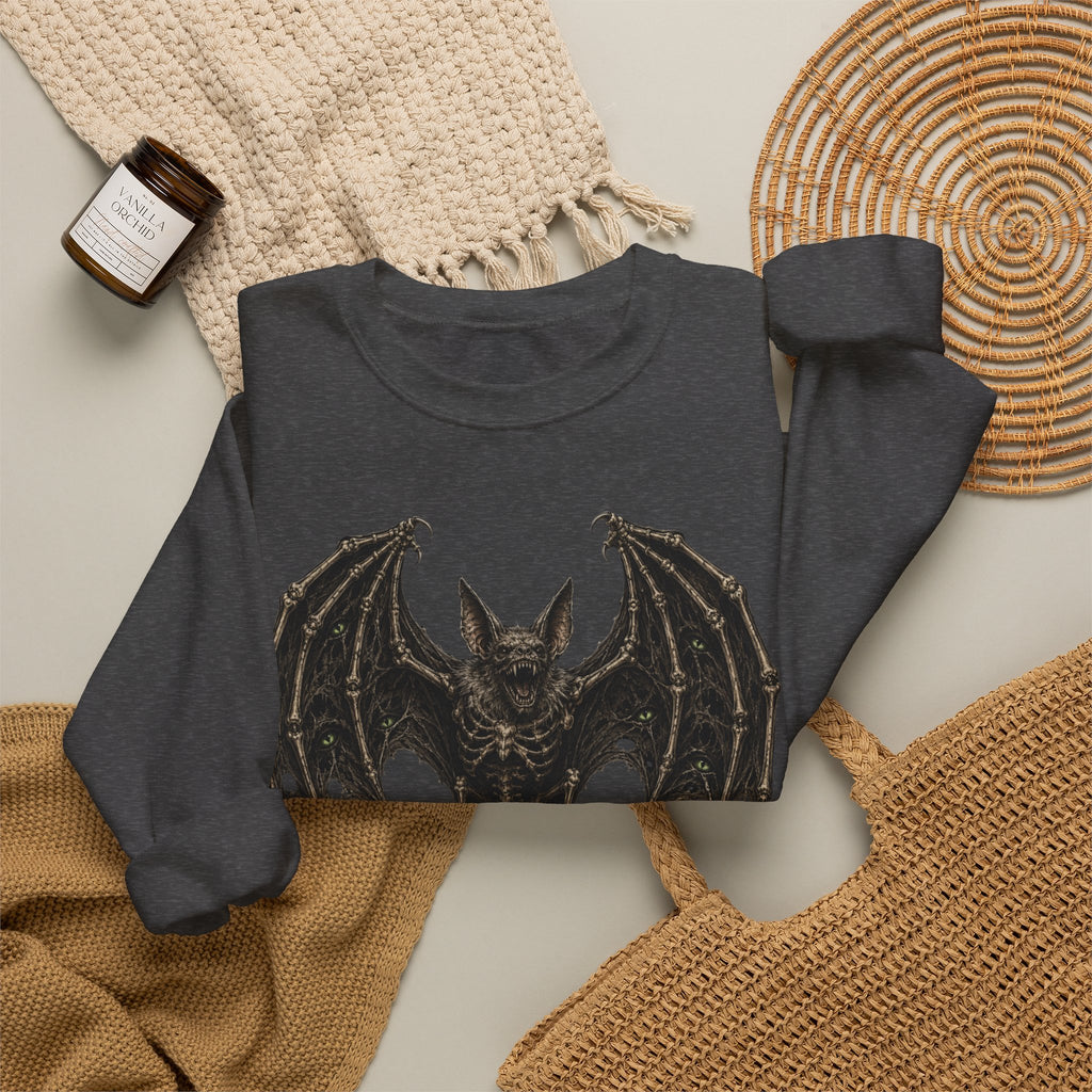 Gothic Bat Crewneck Sweatshirt