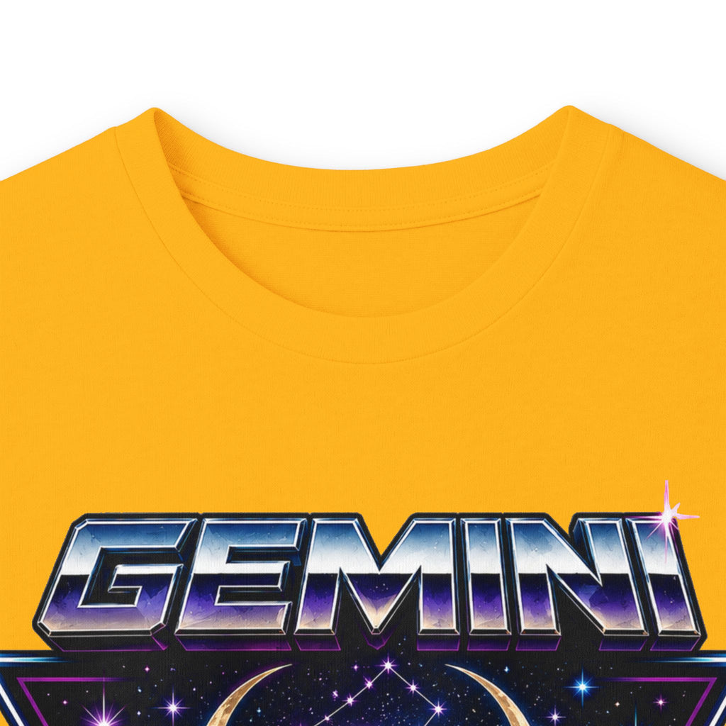 Gemini Zodiac Long Sleeve Tee — Retro Twin Goddesses Astrology Shirt