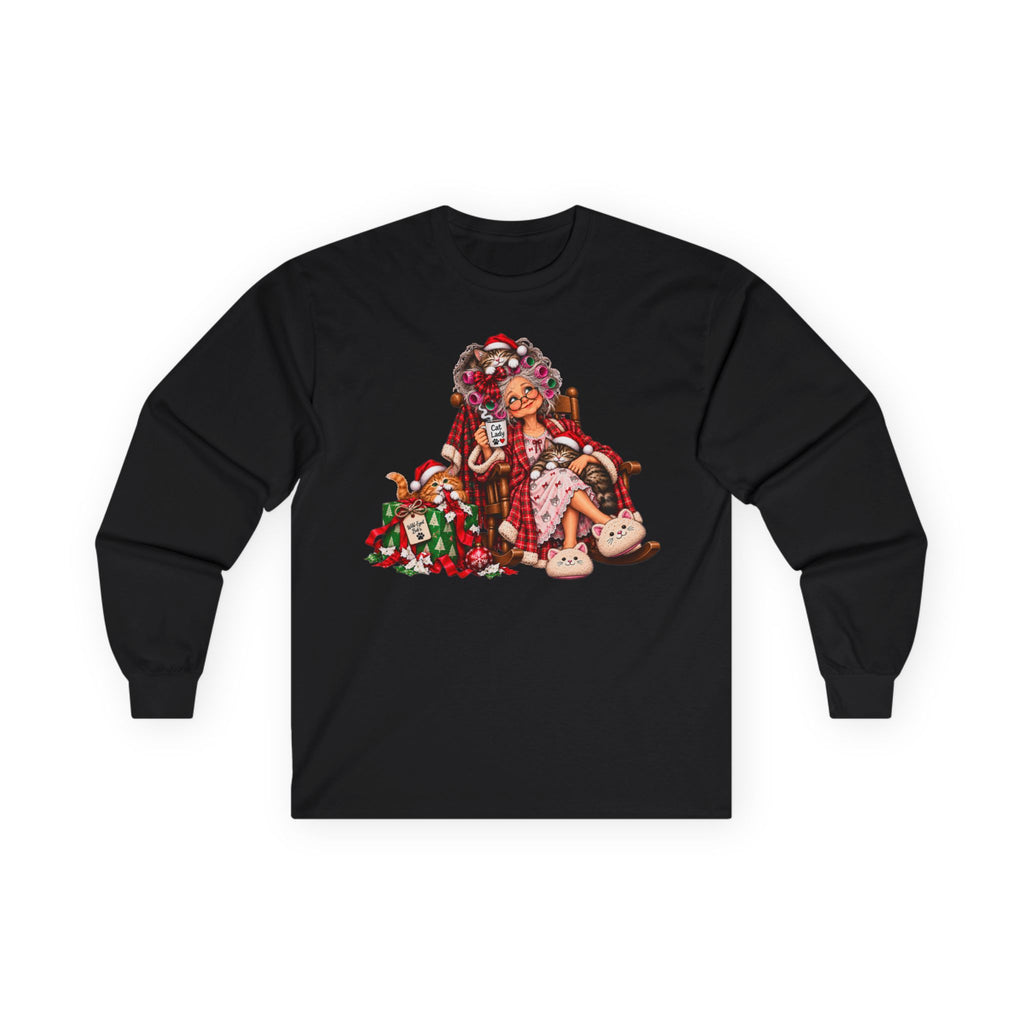 Christmas Cat Lady - cozy Holiday Cats and Coffee