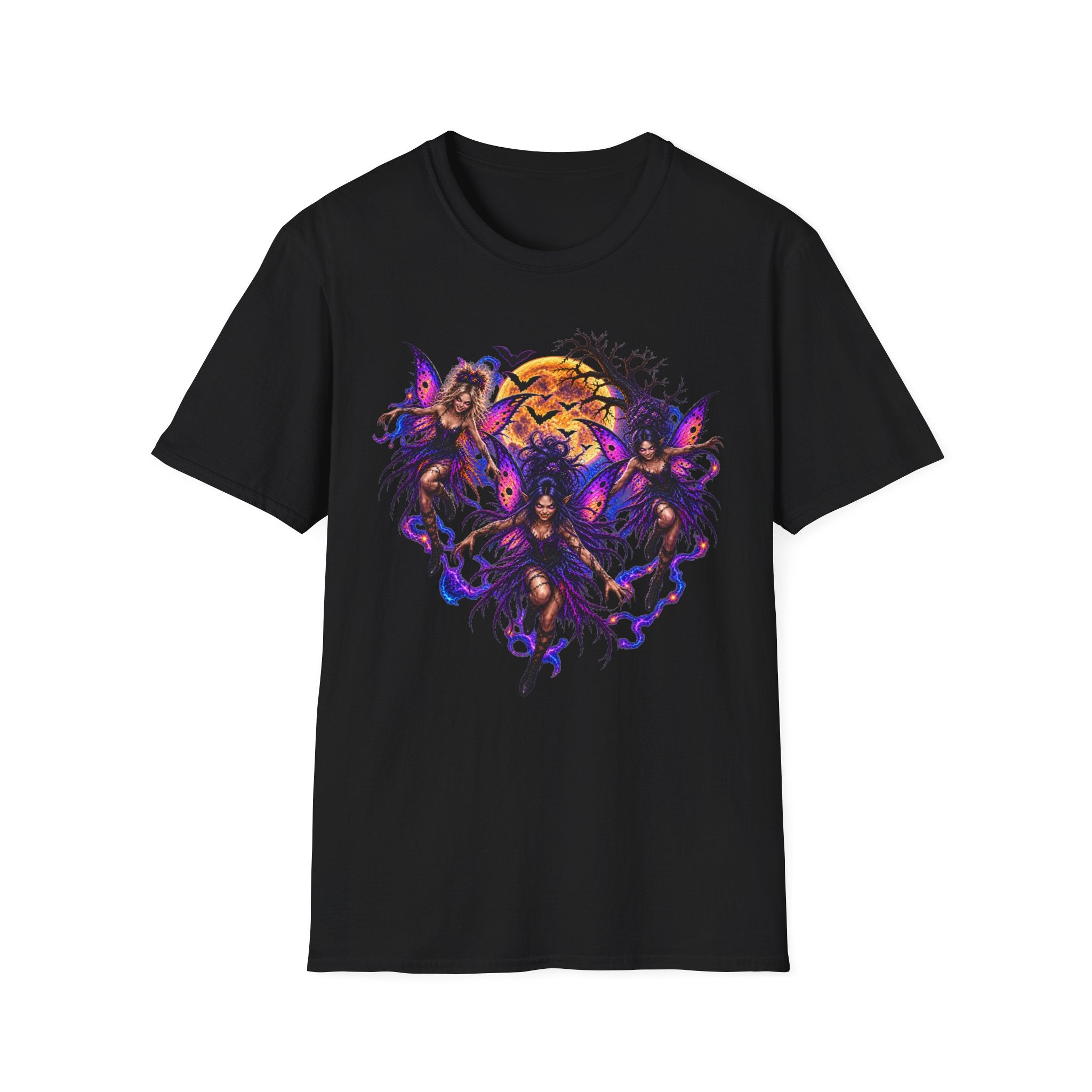 Fairy Moon Tee — Mystical Butterfly Faeries Graphic T-Shirt