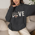 Love Schnauzer Hoodie — Cute Dog Face Pullover for Dog Lovers