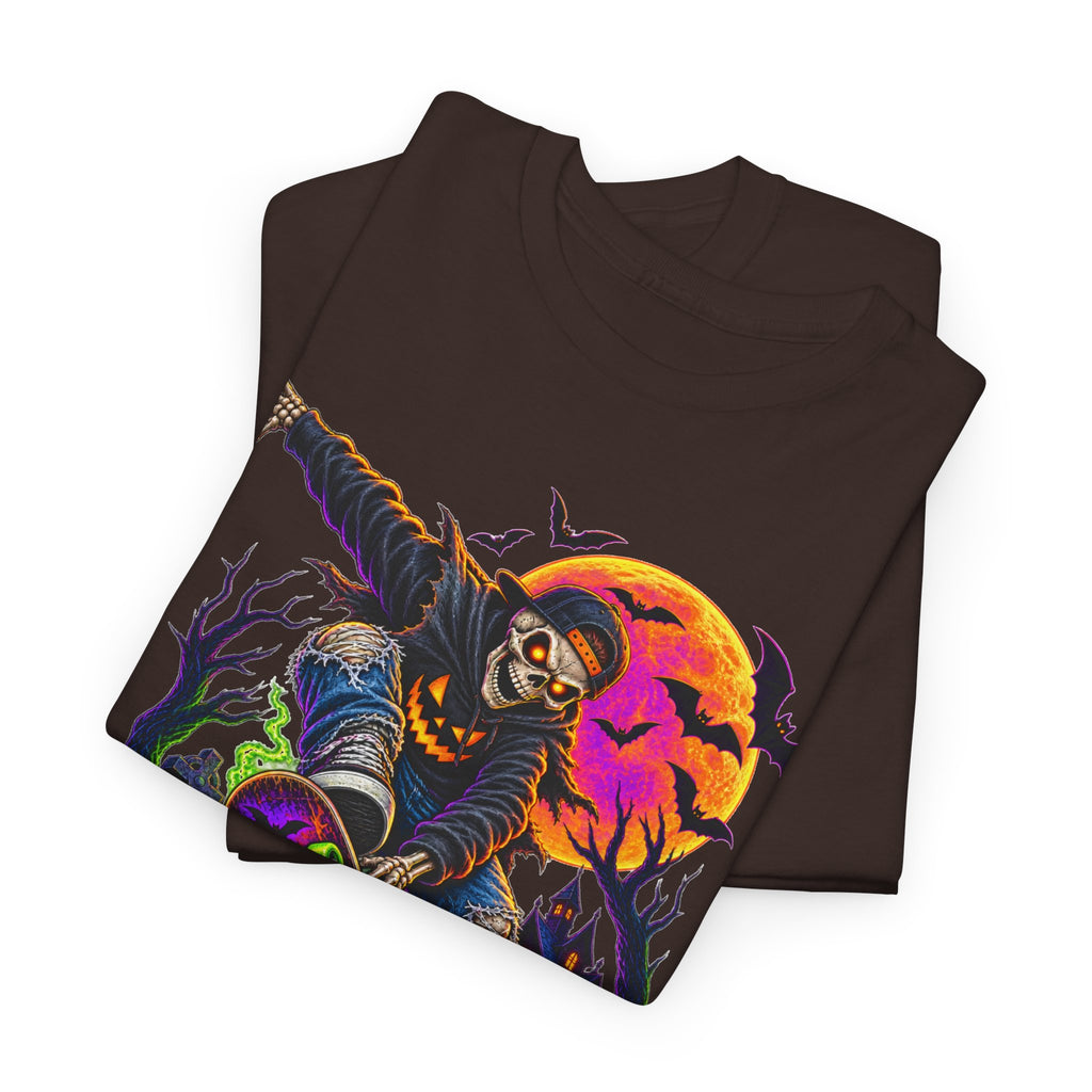 Halloween Scarecrow T-Shirt — Spooky Pumpkin Patch Graphic Tee