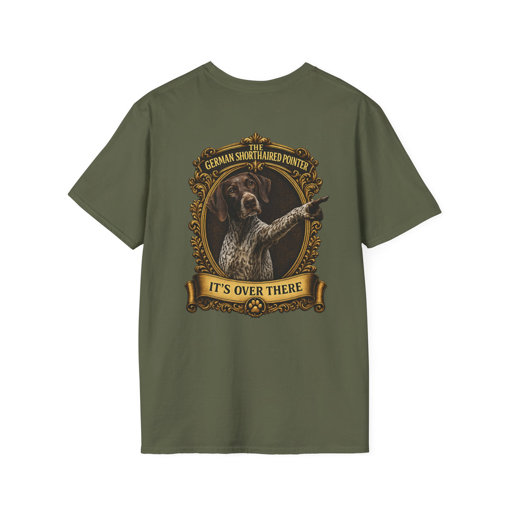 German Shorthaired Pointer T-Shirt – 'It's Over There' Dog Lover Tee
