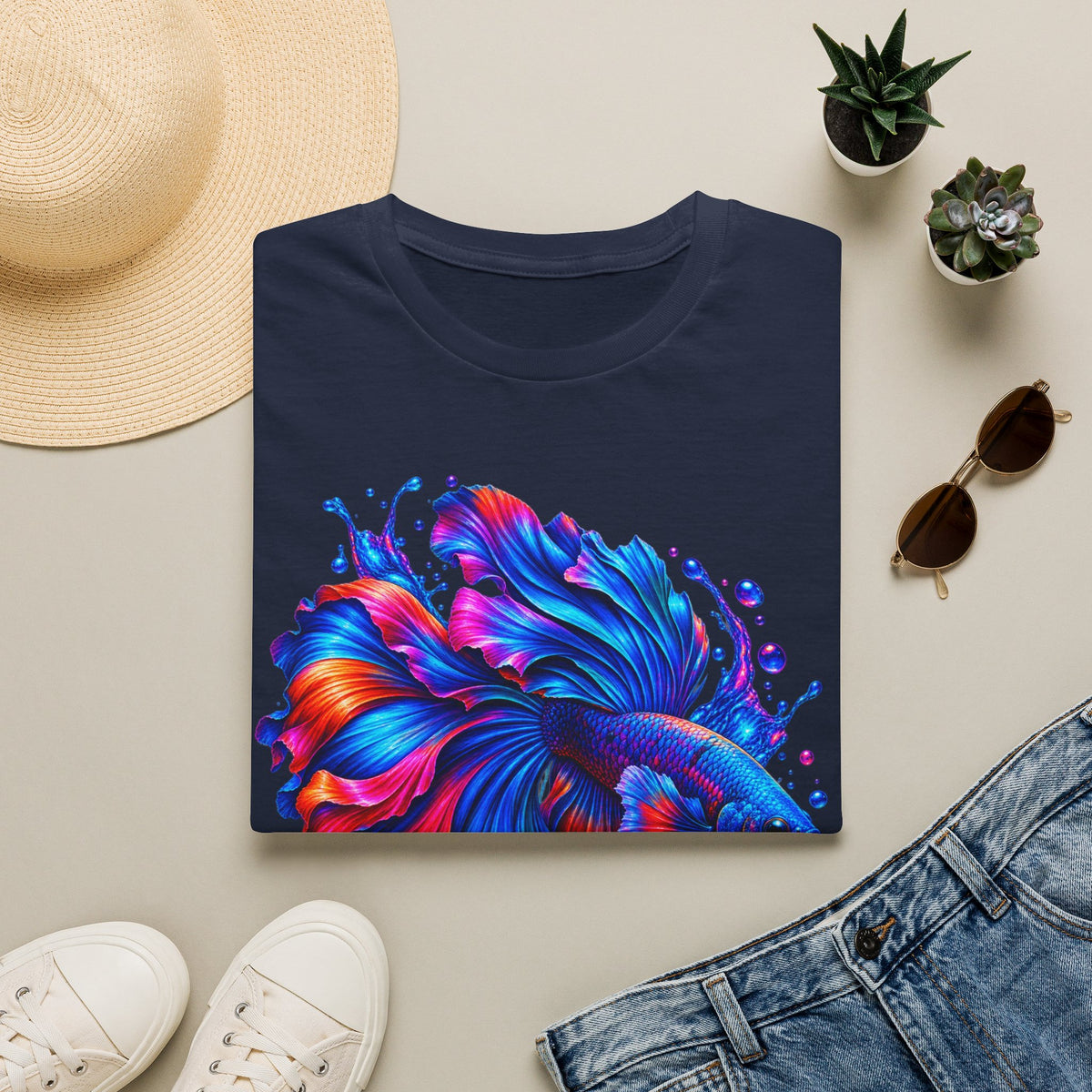 Betta Fish Color Splash T-Shirt