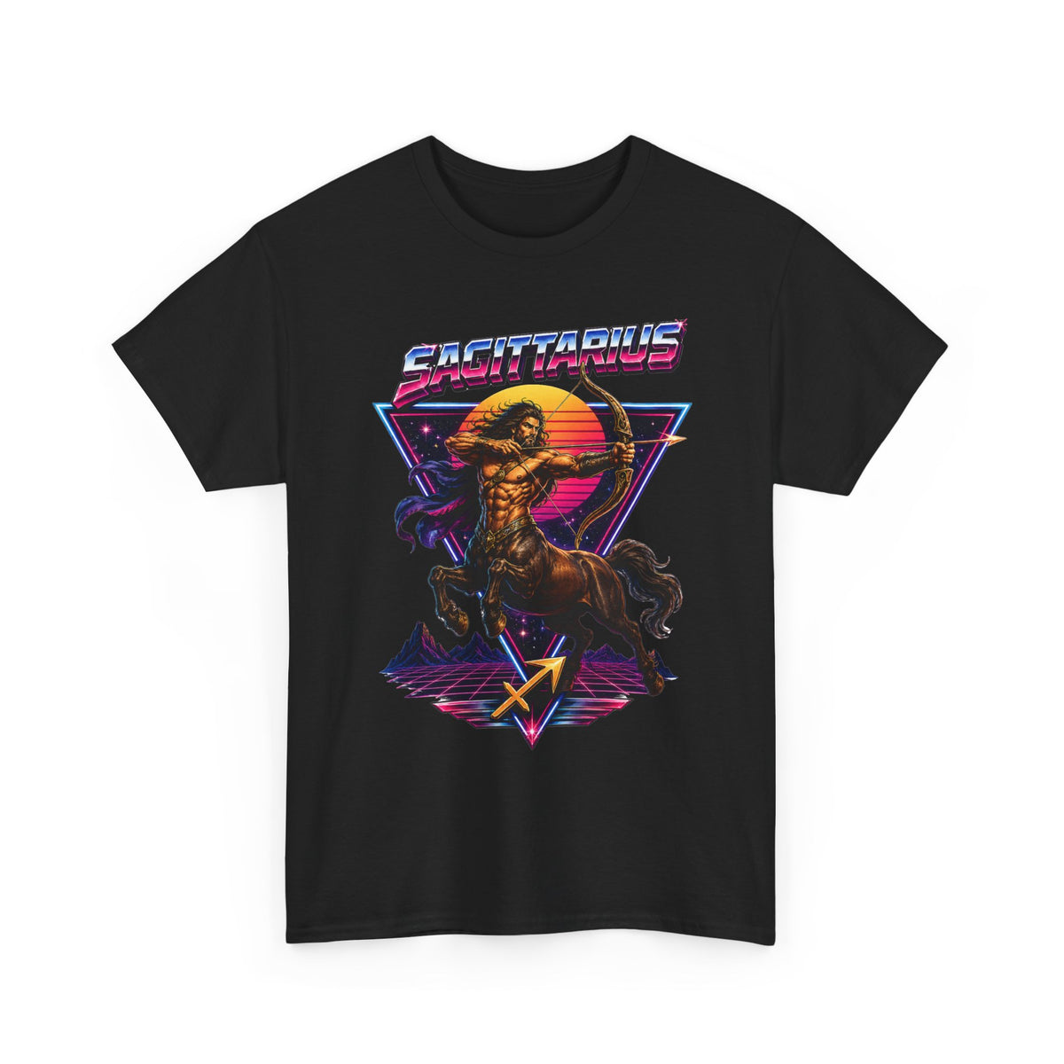 Sagittarius Retro Centaur Astrology Tee