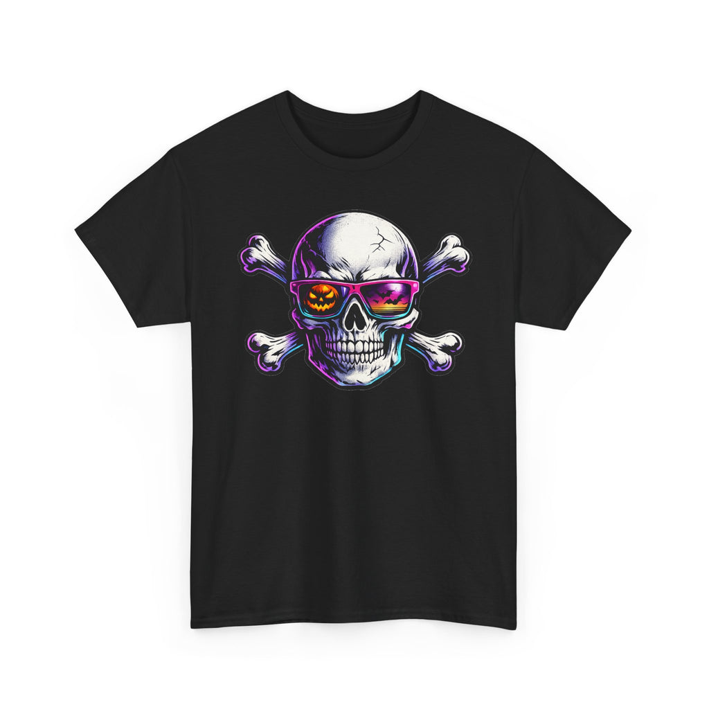 Neon Skull & Crossbones Graphic Tee