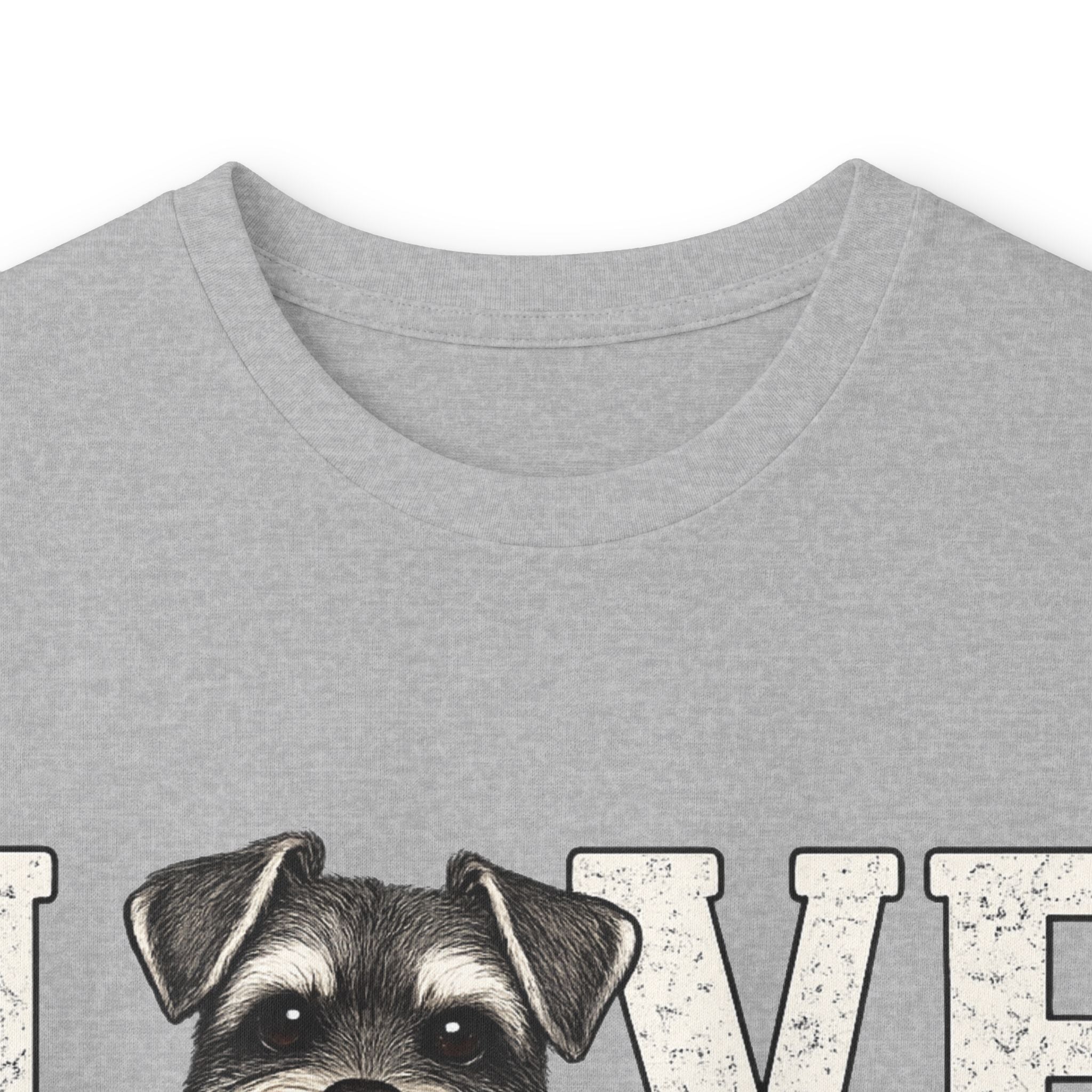 Schnauzer 'LOVE' Long Sleeve Tee – Dog Lover Shirt