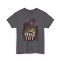 Hiss Off Witch Cat Tee — Halloween Spooky Cat Graphic T-Shirt