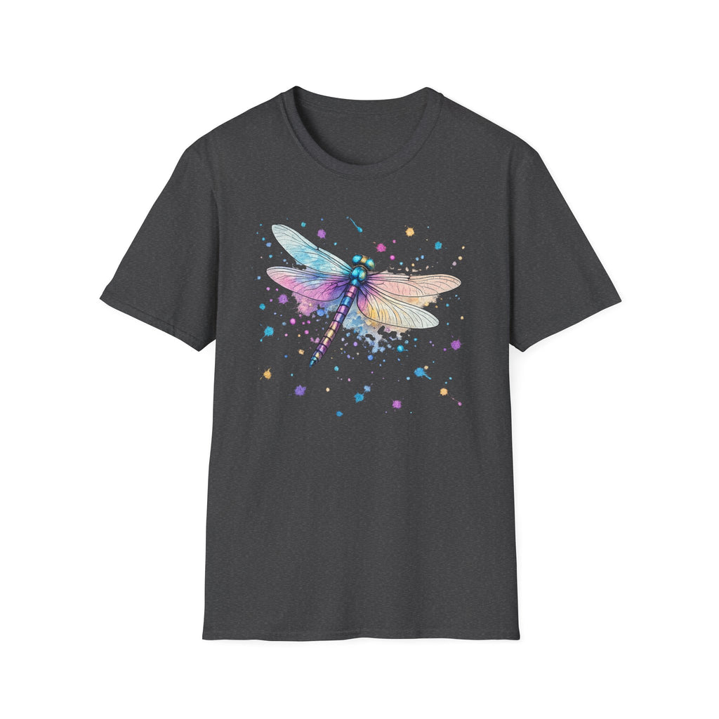 Dragonfly Watercolor T‑Shirt — Pastel Wing Nature Tee