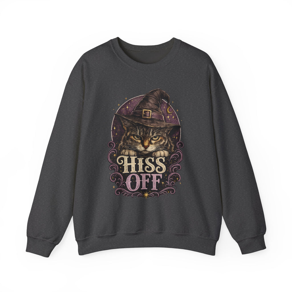 Hiss Off Witch Cat Sweatshirt