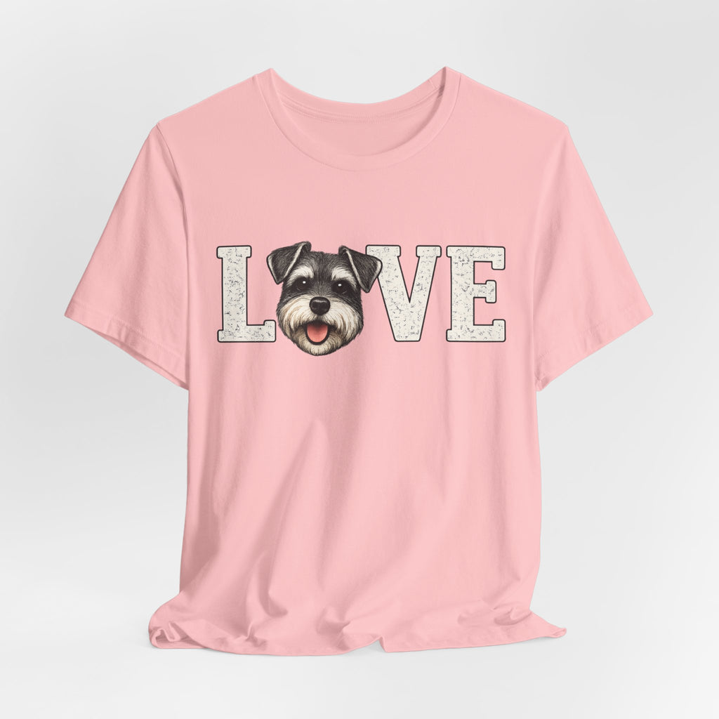 Love Schnauzer T-Shirt — Cute Dog Lover Tee