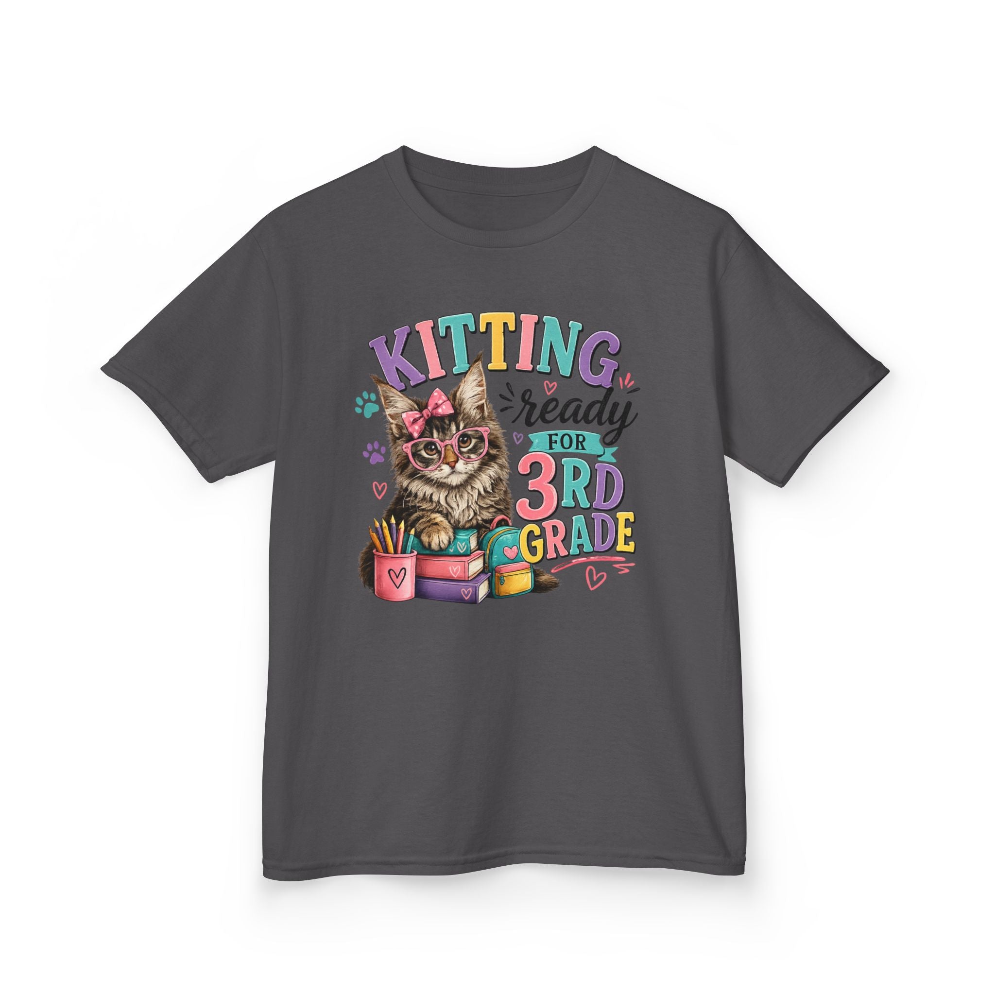 DIANE– “Kitting Ready for 3rd Grade” Cute Cat Back‑to‑School Tee