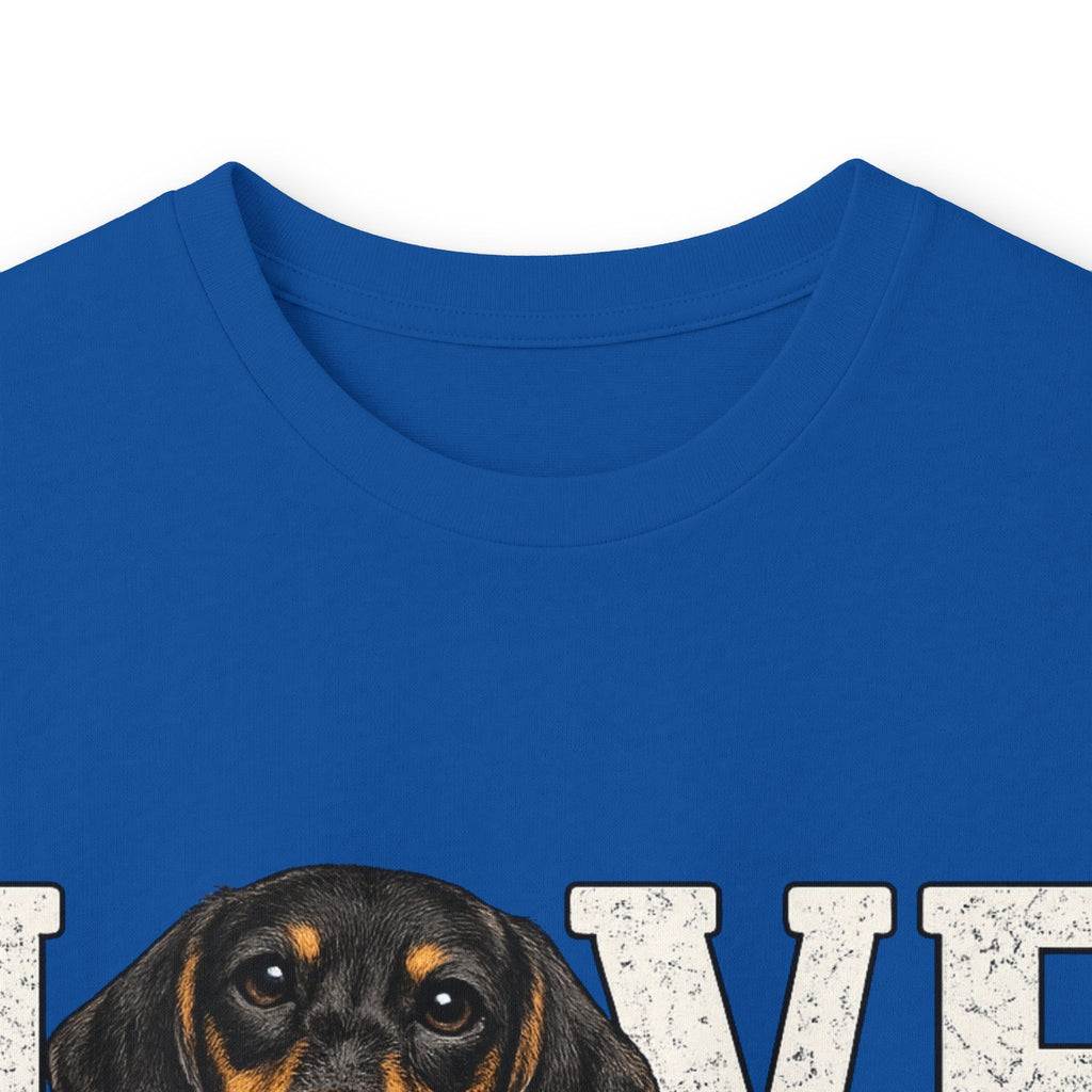 Love Dachshund Long Sleeve Tee - Cute Dog Lover Shirt