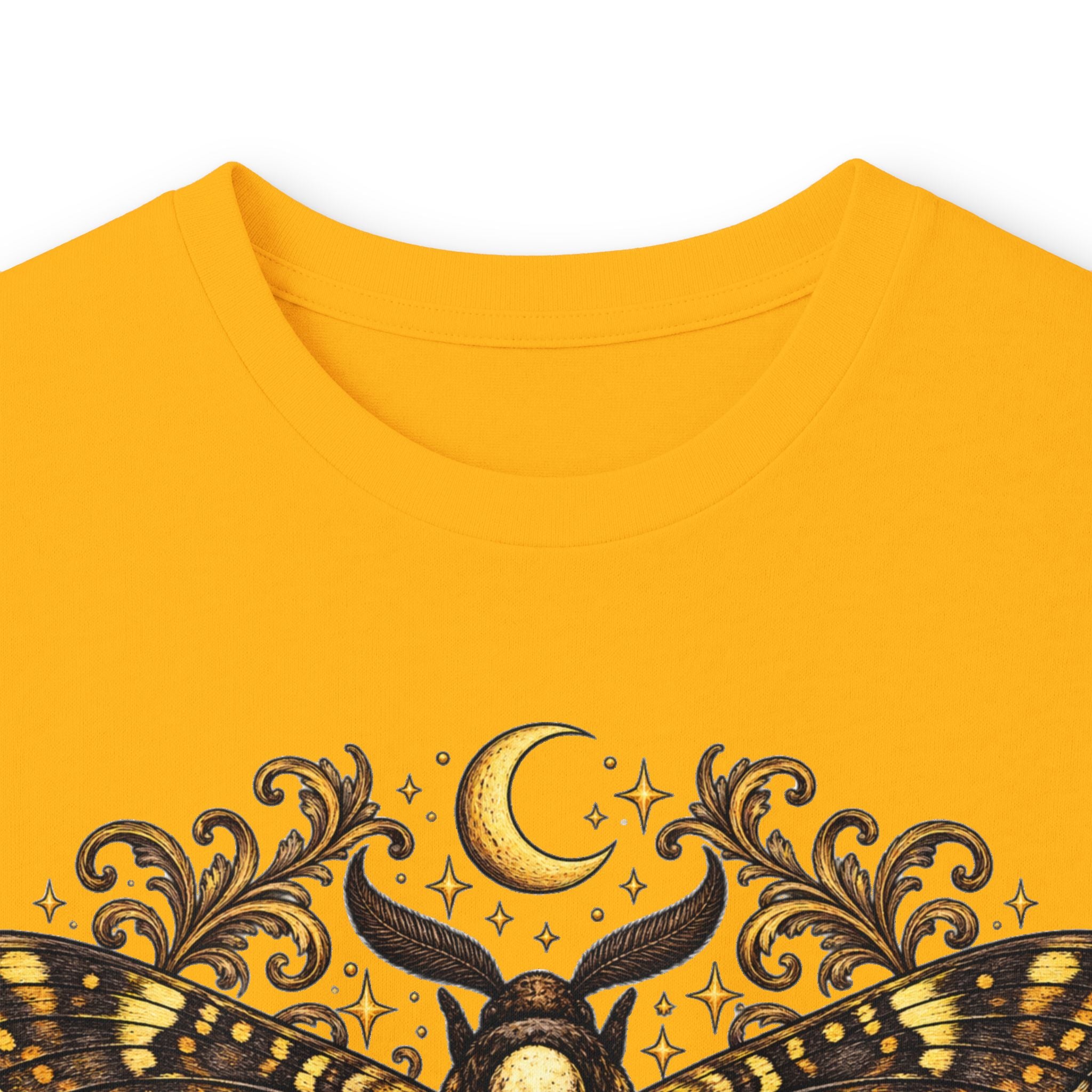 Moon Death Moth Skull Long Sleeve Tee