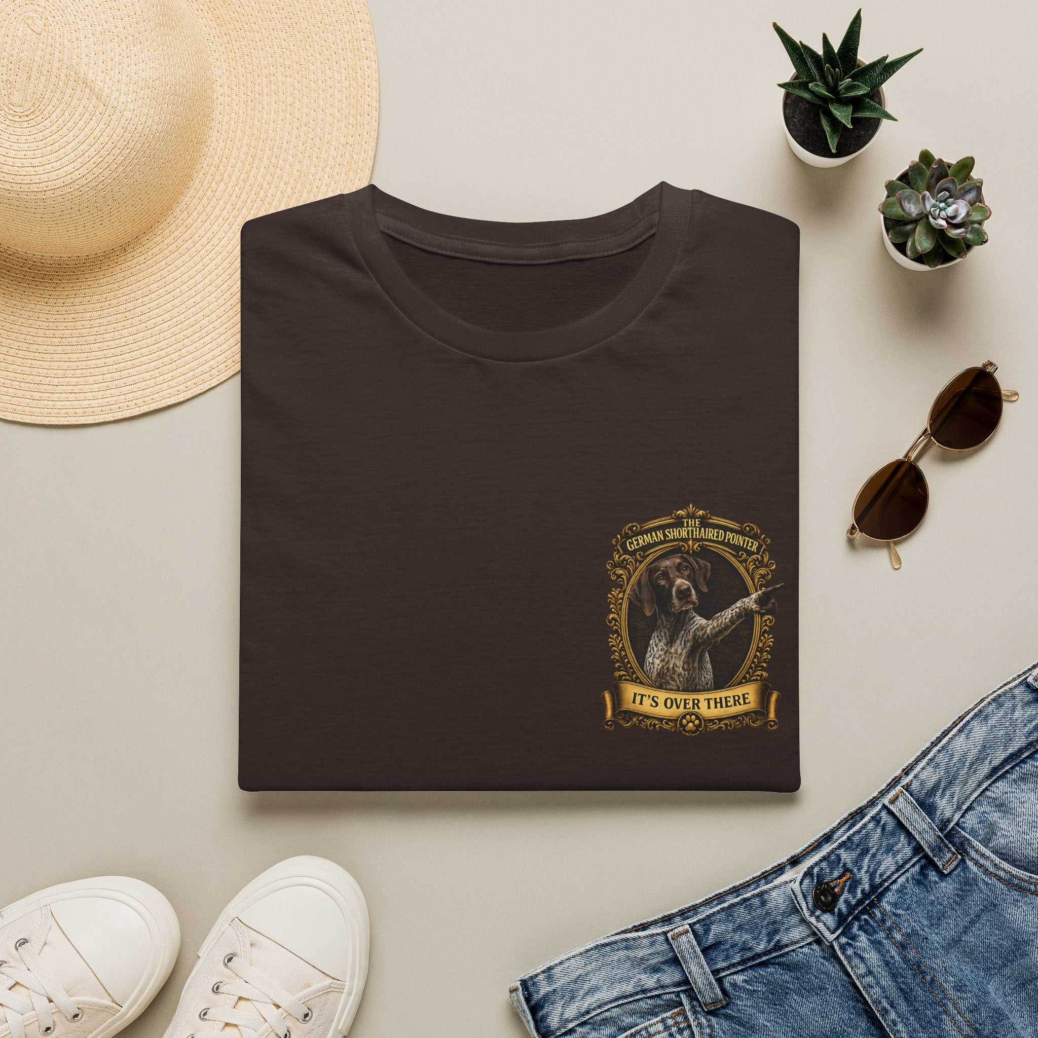 German Shorthaired Pointer T-Shirt – 'It's Over There' Dog Lover Tee