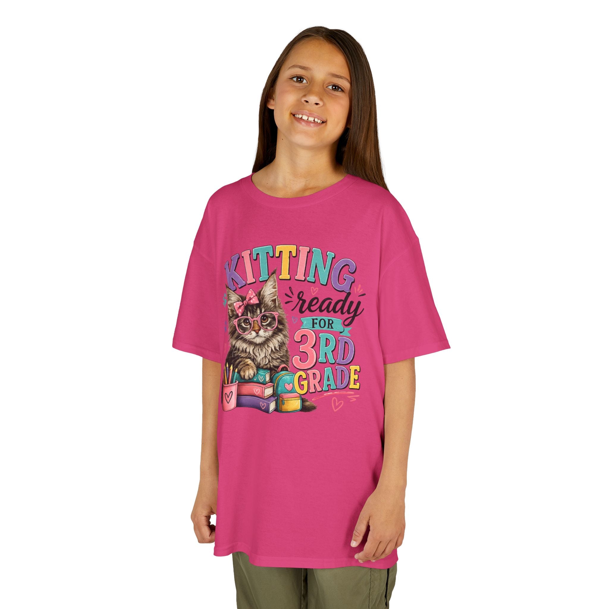 DIANE– “Kitting Ready for 3rd Grade” Cute Cat Back‑to‑School Tee