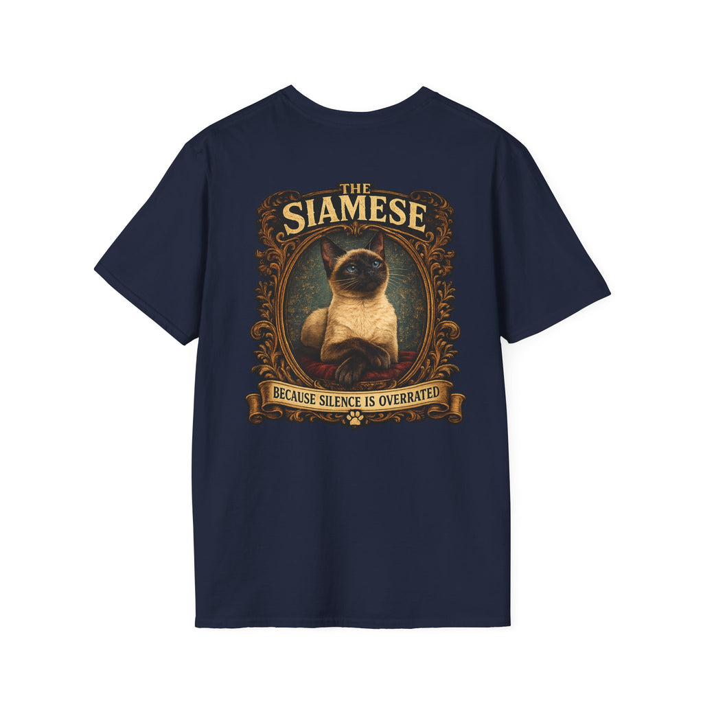 Siamese Cat Vintage Portrait T-Shirt