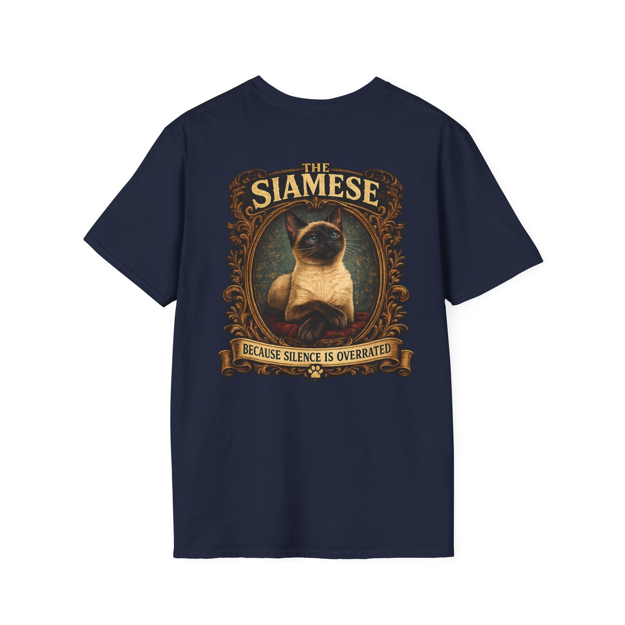 Siamese Cat Vintage Portrait T-Shirt