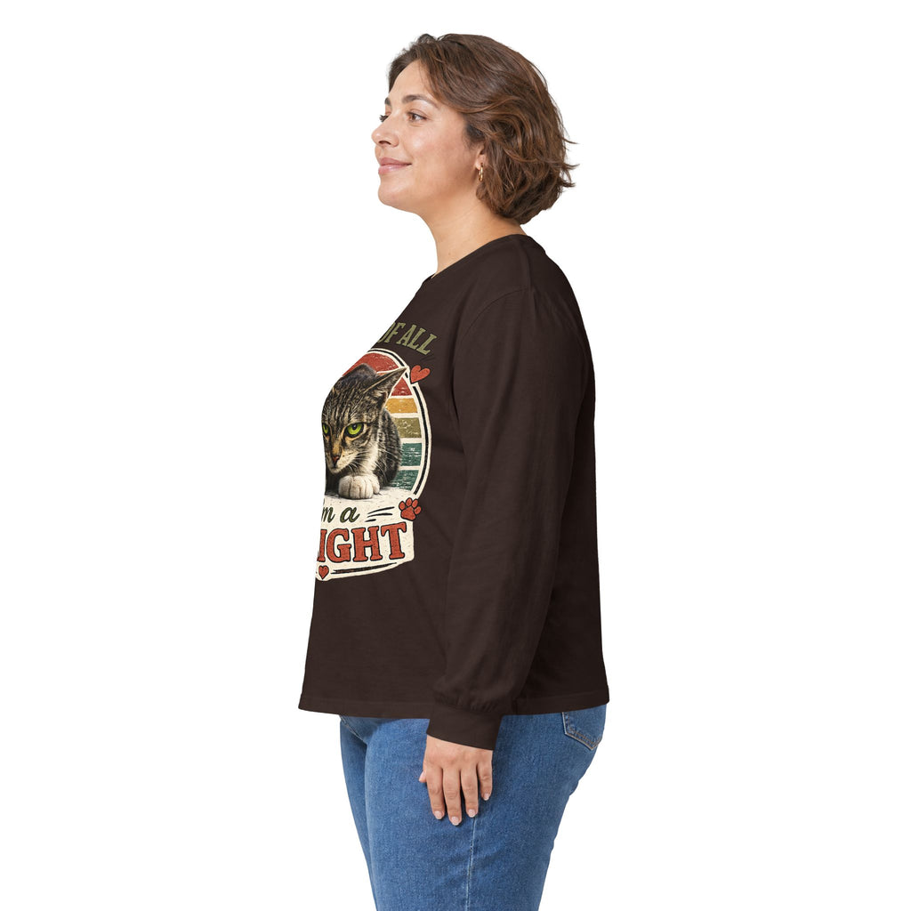 First Of All I'm A Delight Cat Long Sleeve Tee