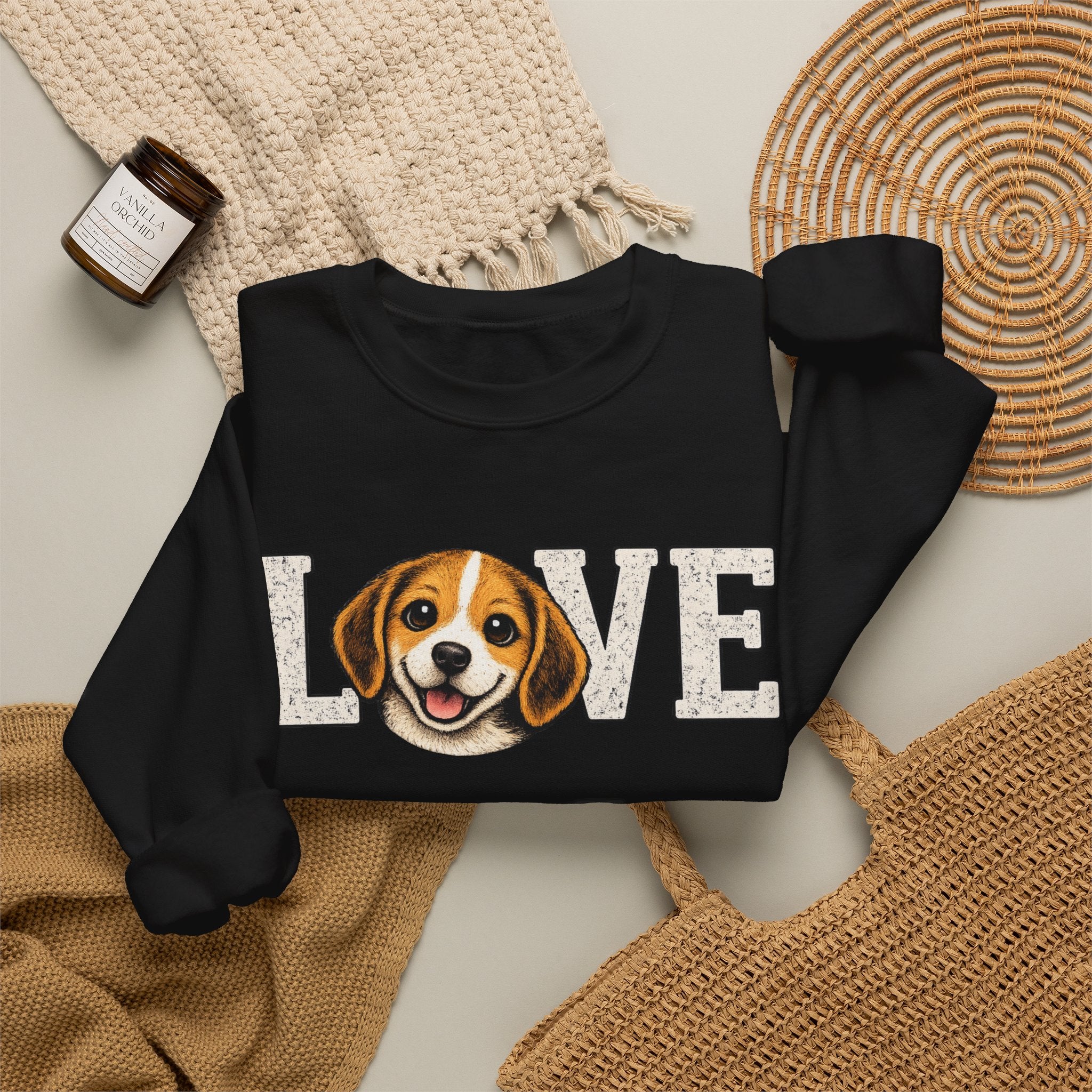 Beagle Love Sweatshirt — Cute Dog Lover Crewneck