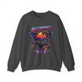 Scorpio Zodiac Crewneck Sweatshirt — Retro Sunset Scorpion Graphic