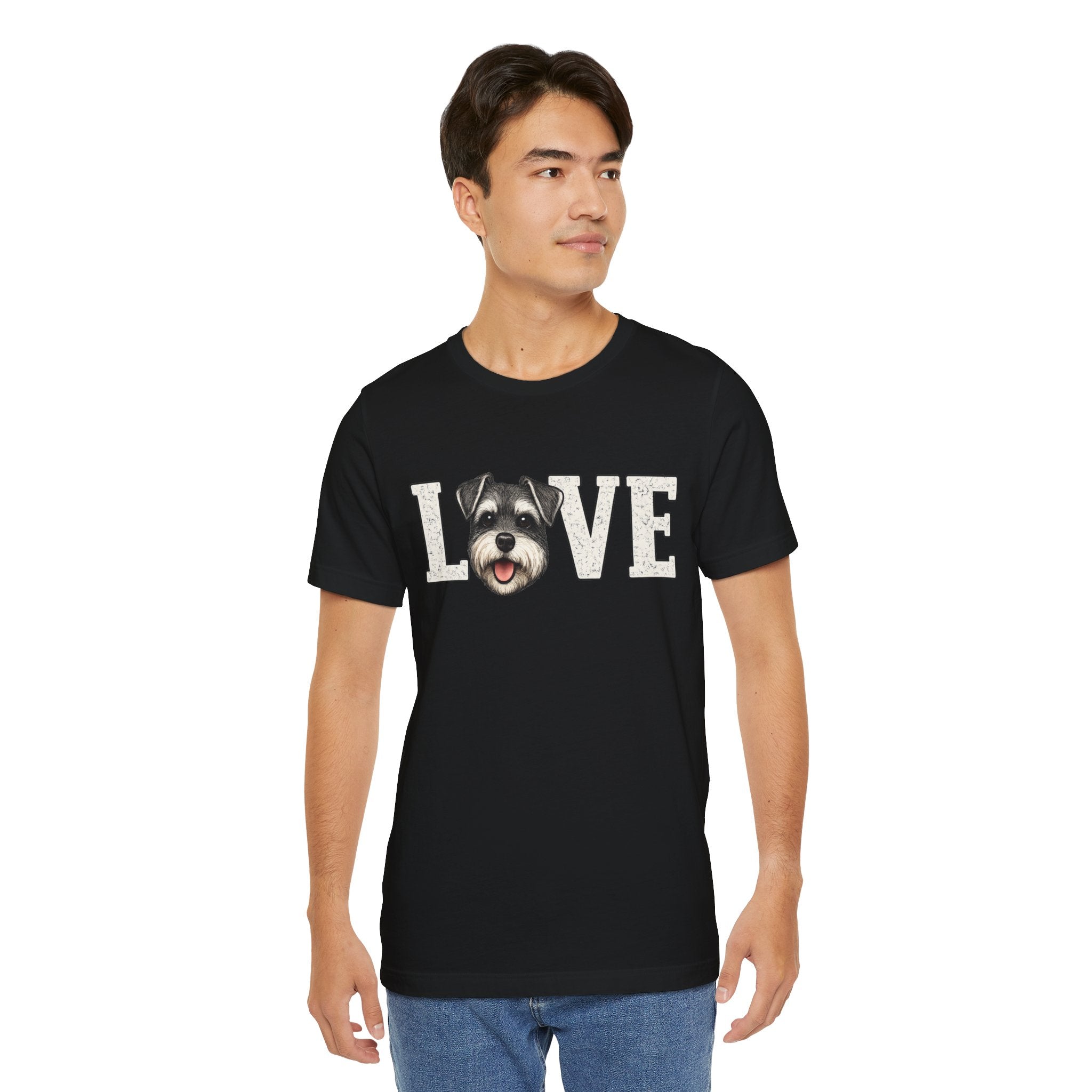 Love Schnauzer T-Shirt — Cute Dog Lover Tee