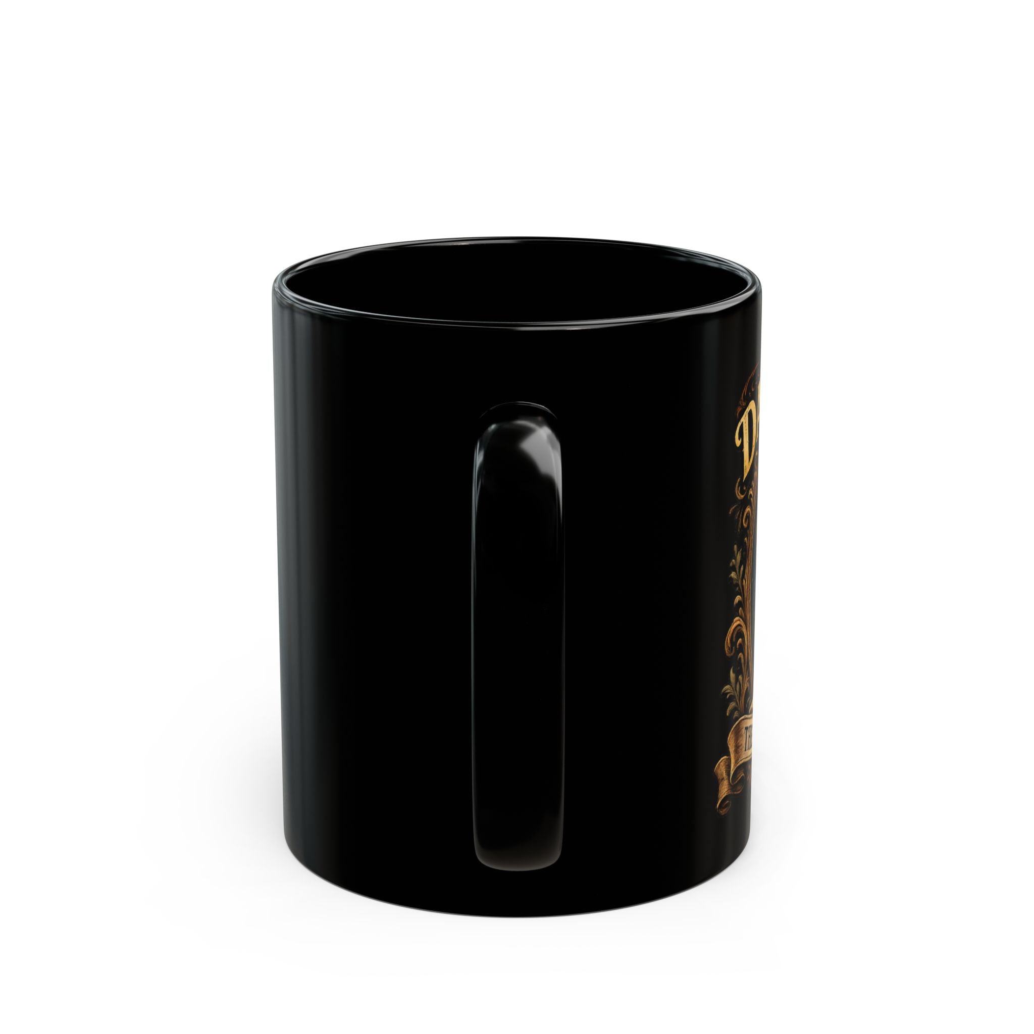 Dachshund Lover Mug – "Dachshund: ""The long and the short of it"   Black Ceramic Coffee Cup 11oz)