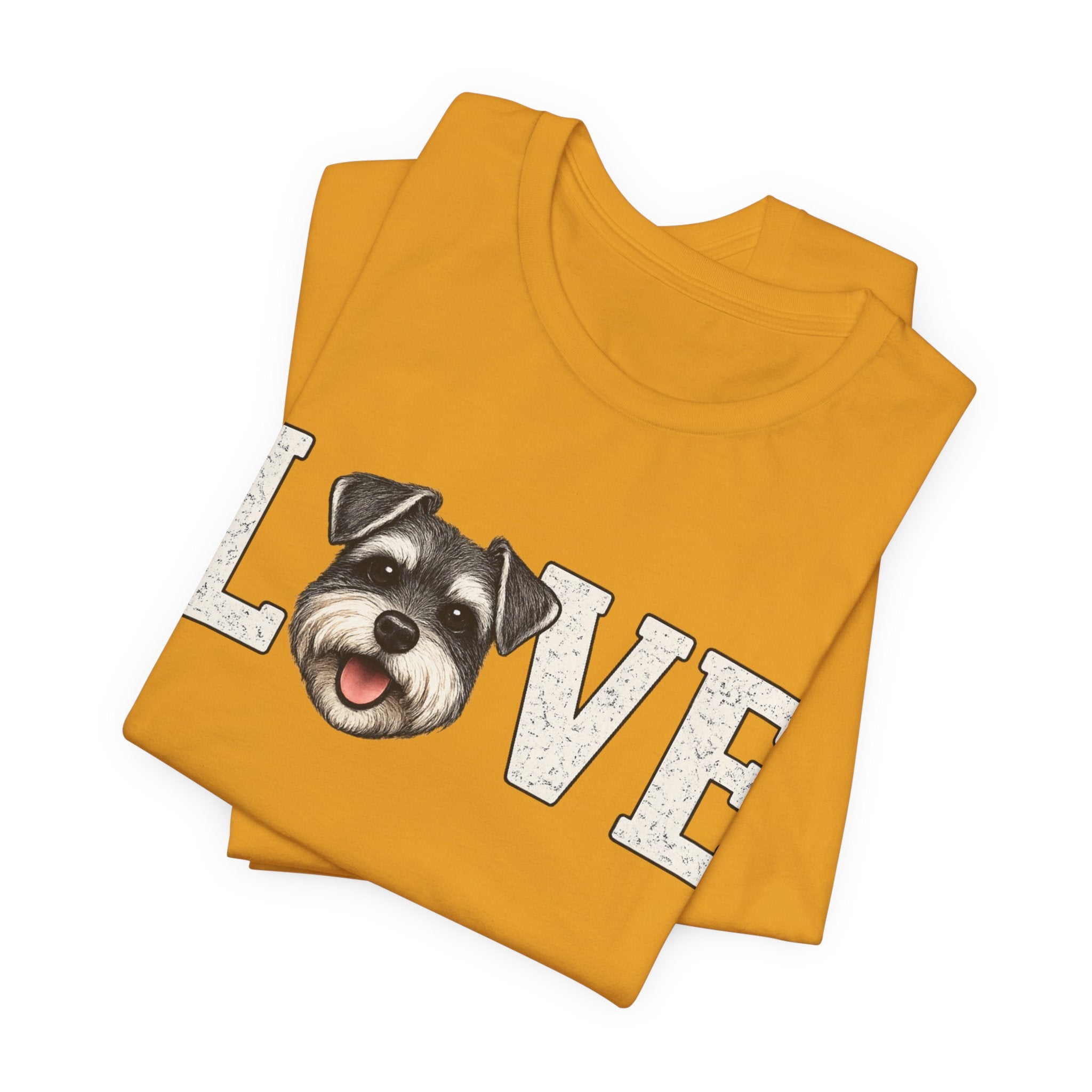 Love Schnauzer T-Shirt — Cute Dog Lover Tee