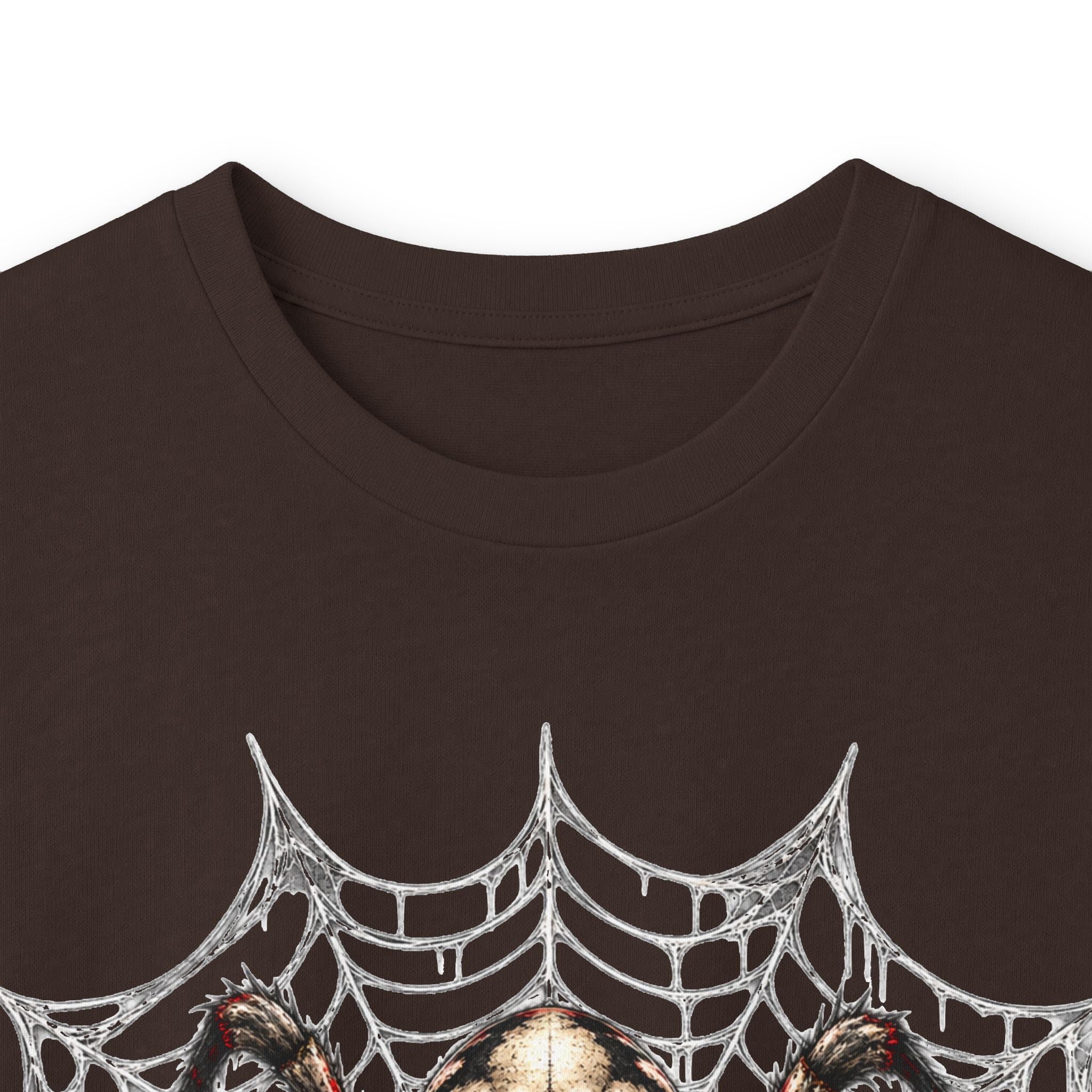 Spider Skull Web Long Sleeve Tee