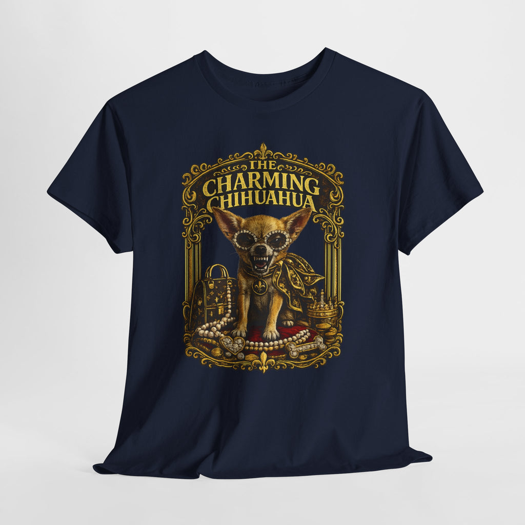 Chihuahua Tee-The Charming Chihuahua T-Shirt — Vintage Pet Portrait Tee