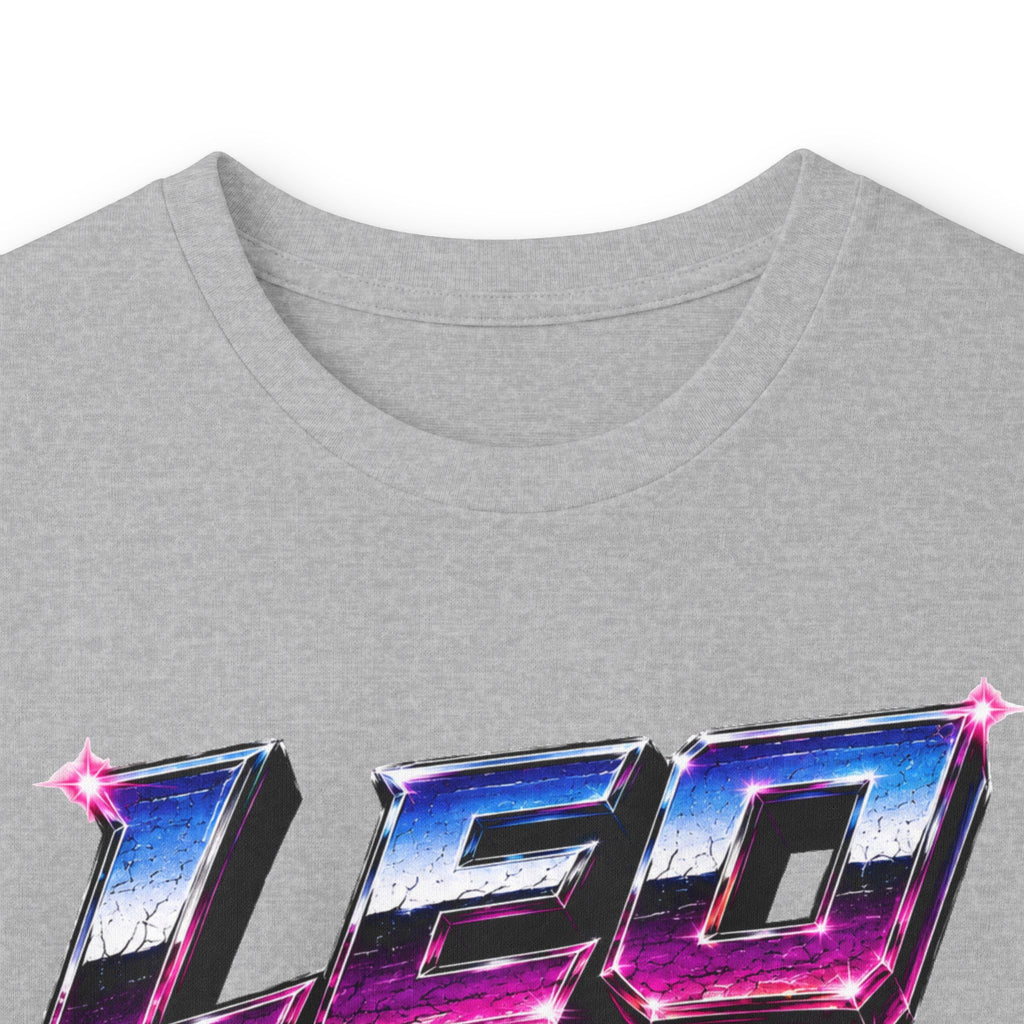 Leo Zodiac Lion Long Sleeve Tee — Retro Sunset Astrology Shirt