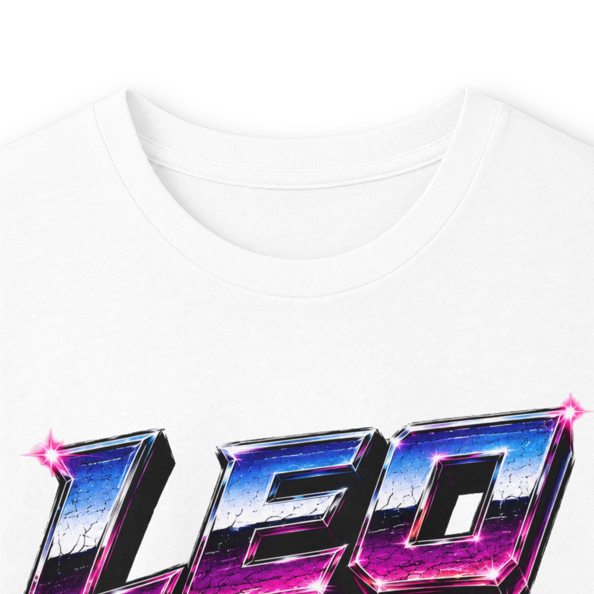 Leo Zodiac Lion Long Sleeve Tee — Retro Sunset Astrology Shirt