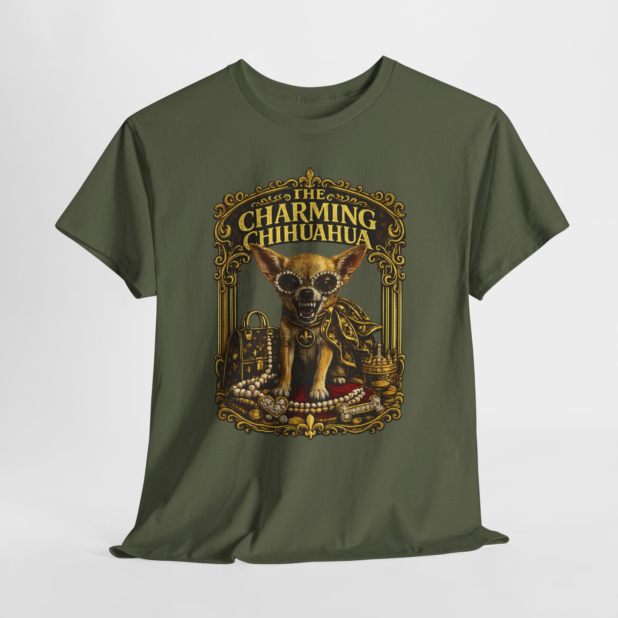 Chihuahua Tee-The Charming Chihuahua T-Shirt — Vintage Pet Portrait Tee
